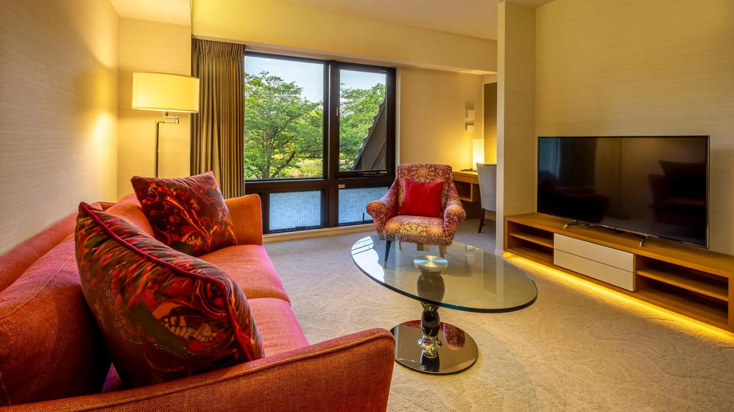 Living room in Riverte Kyoto Kamogawa