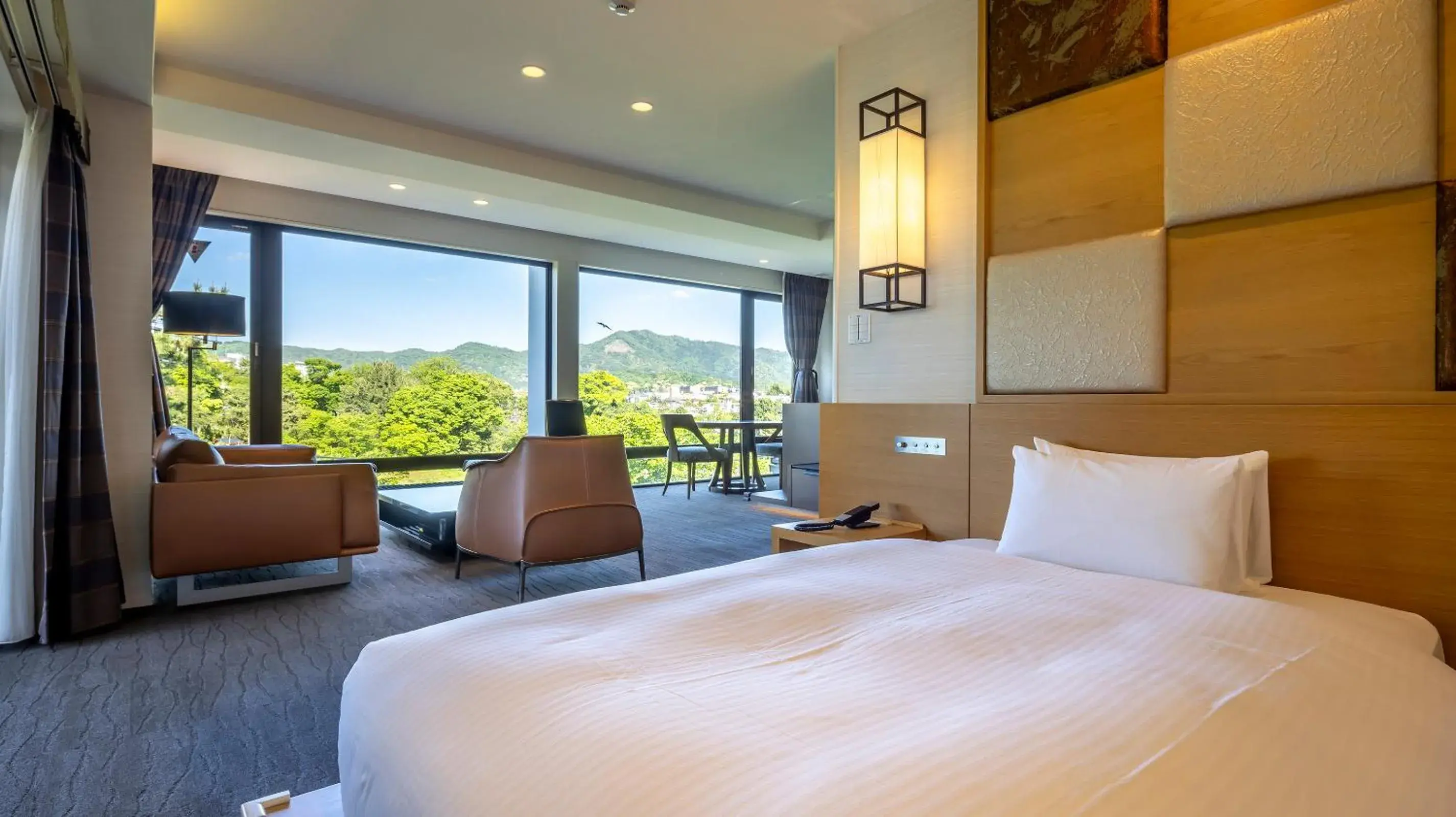 Bed in Riverte Kyoto Kamogawa Bed in Riverte Kyoto Kamogawa