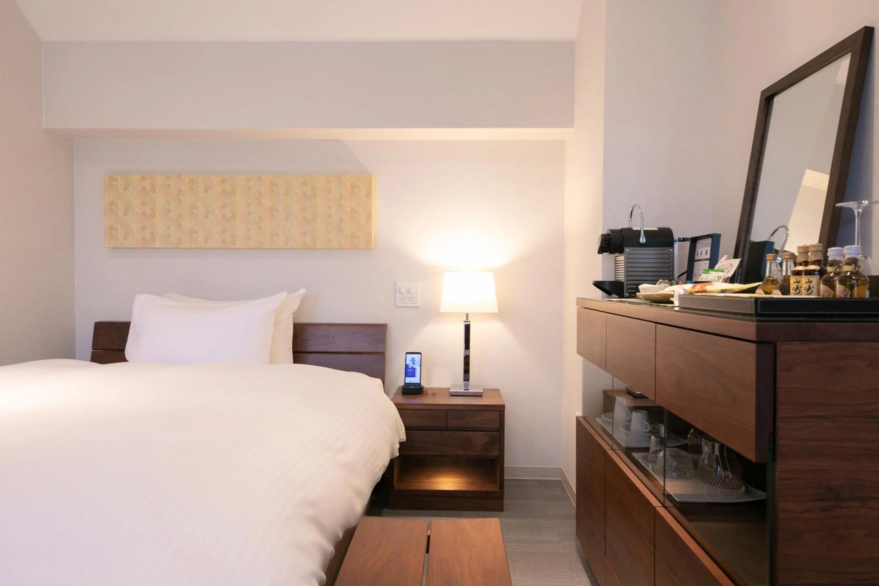 Bed in Riverte Kyoto Kamogawa