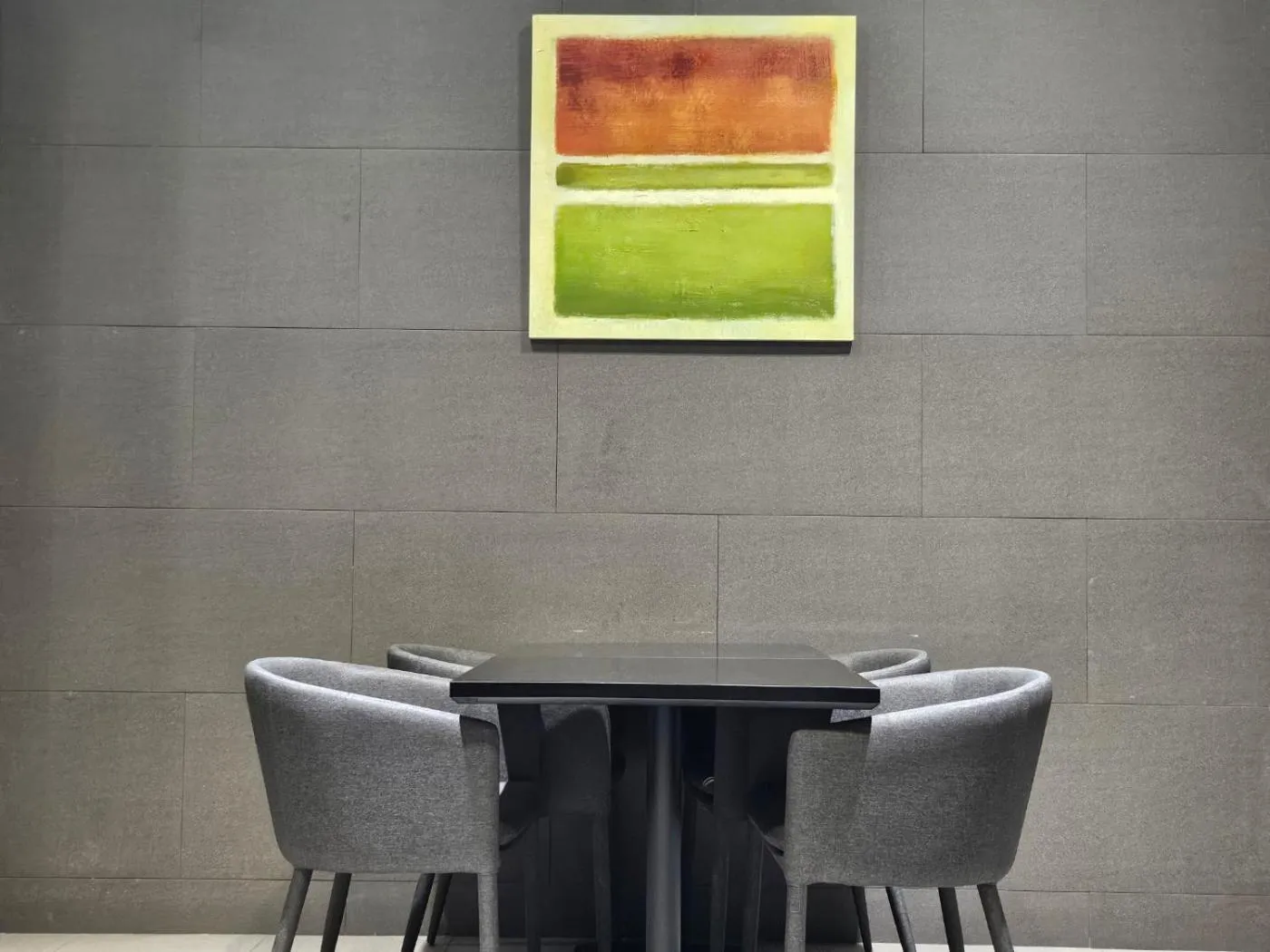 Seating area in Rivertain Hotel Gyeongju