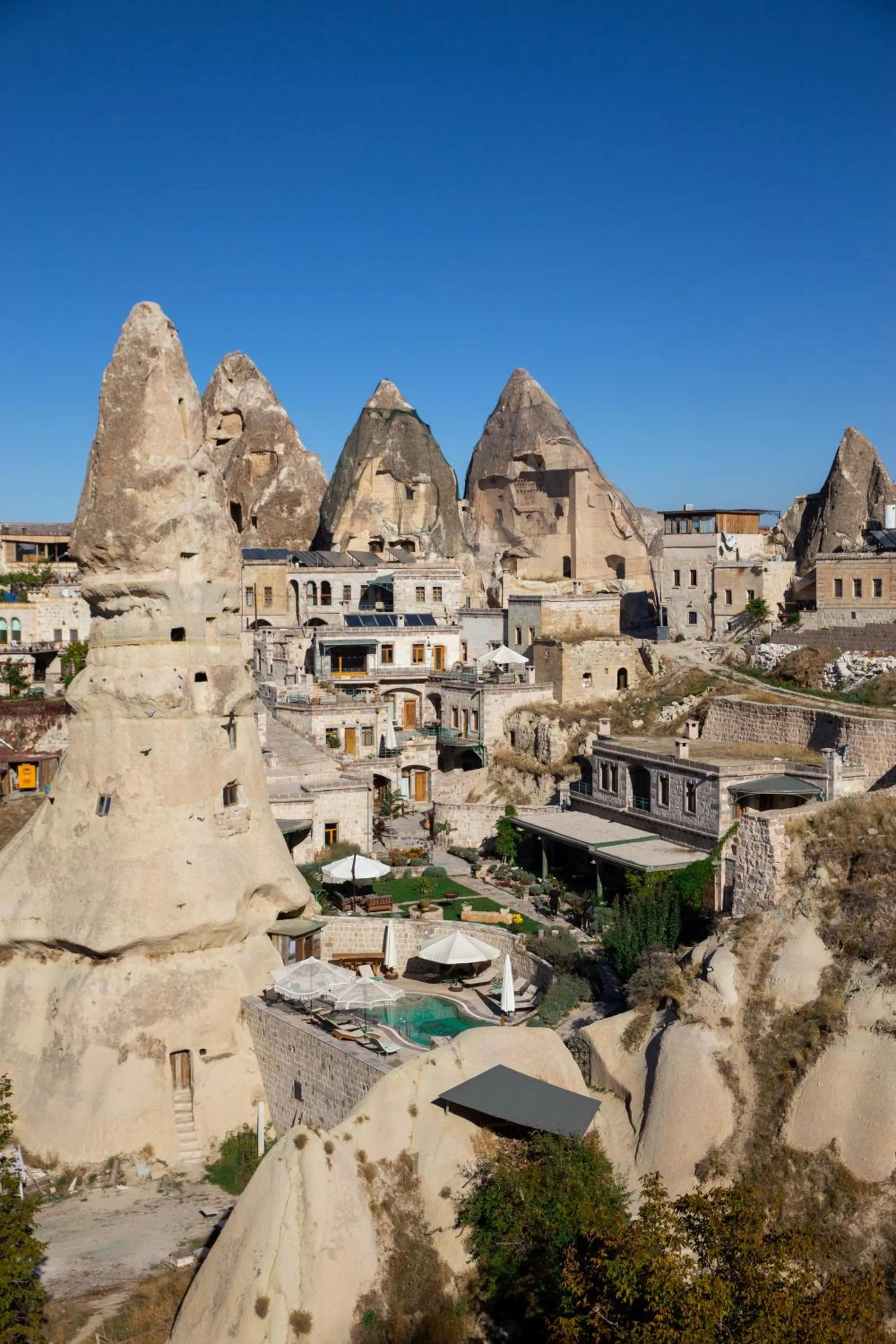 Landmark view in Aza Cave Cappadocia Adult Hotel