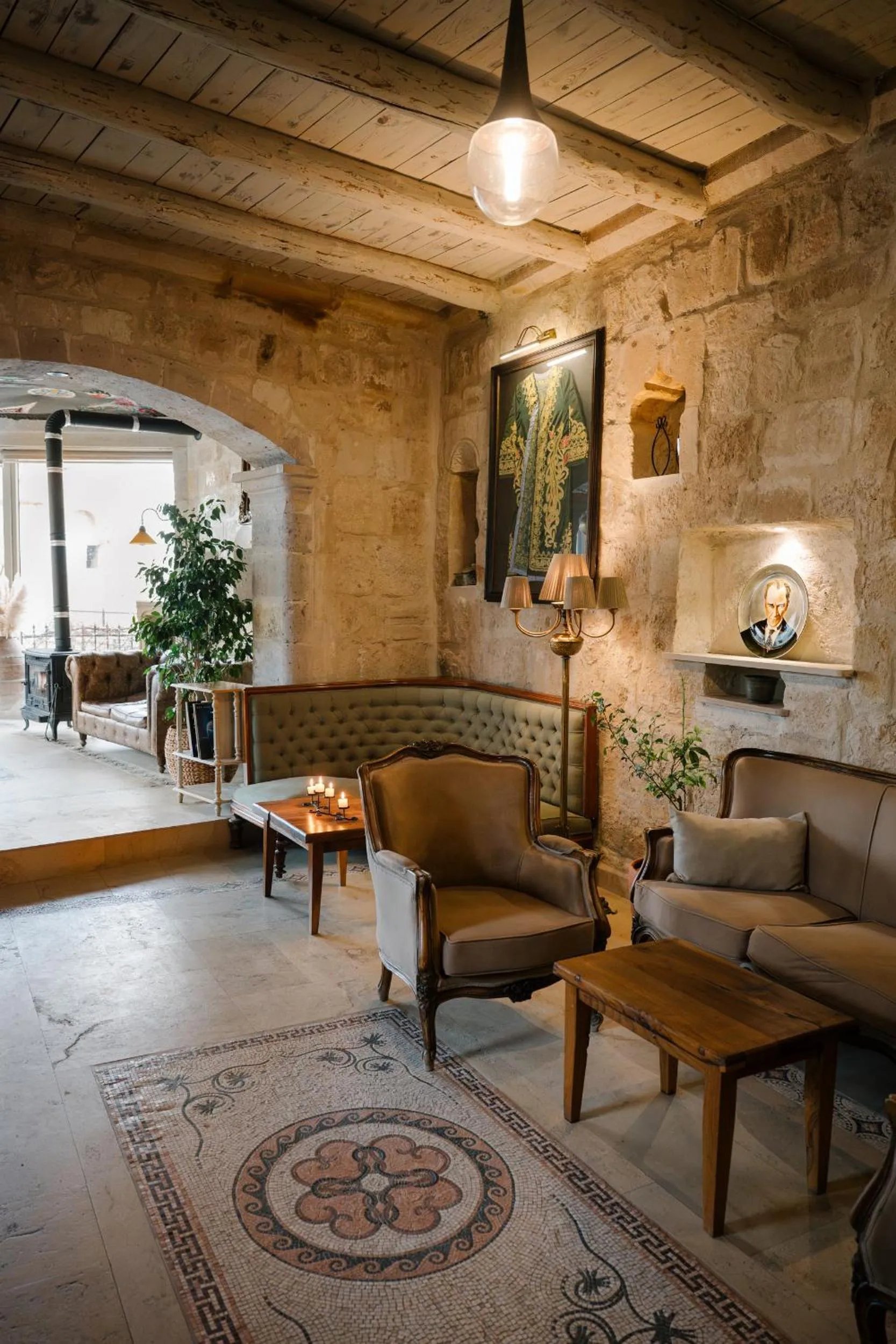 Lobby or reception in Aza Cave Cappadocia Adult Hotel