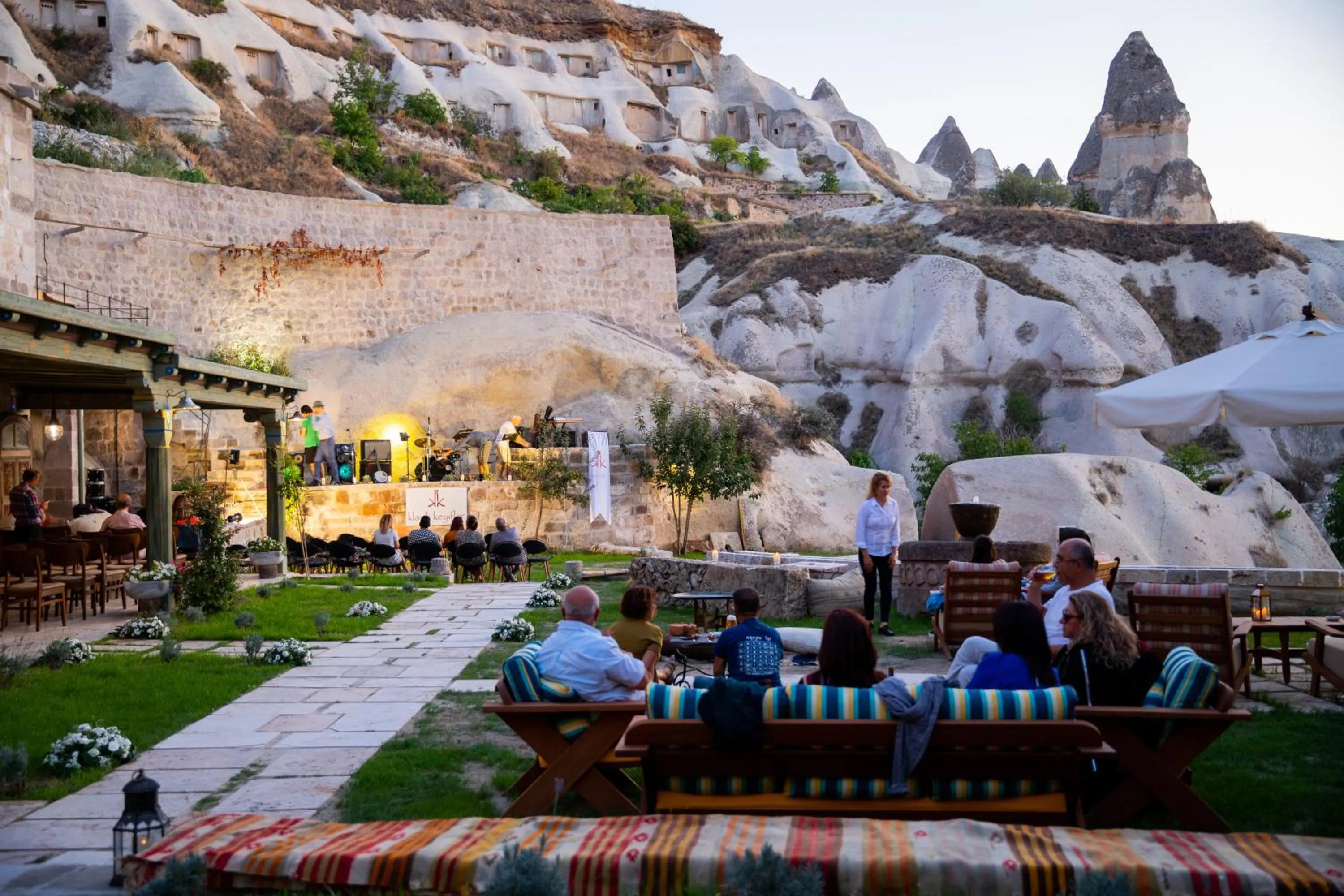 Garden in Aza Cave Cappadocia Adult Hotel
