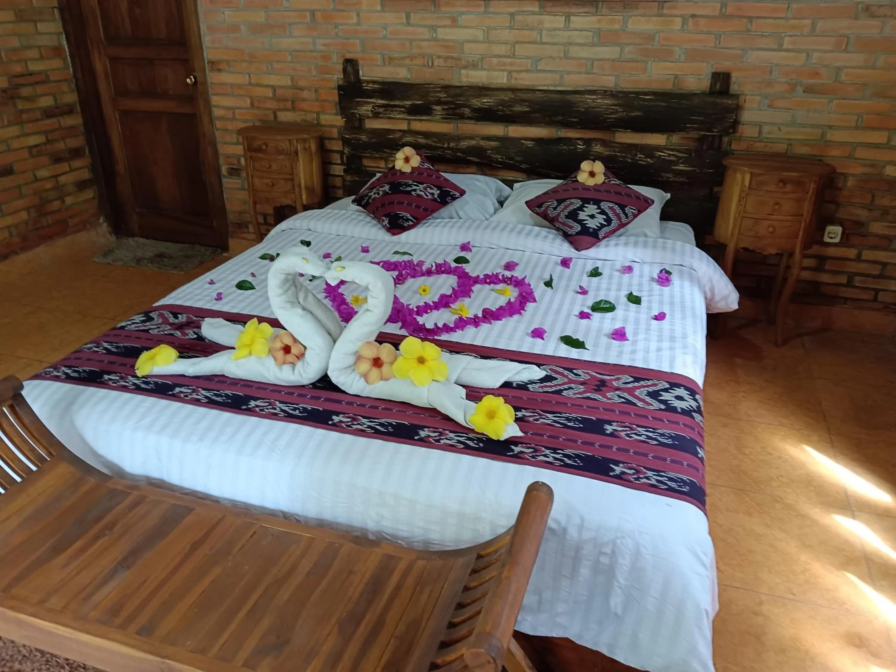 Bed in Villa Mak Cik