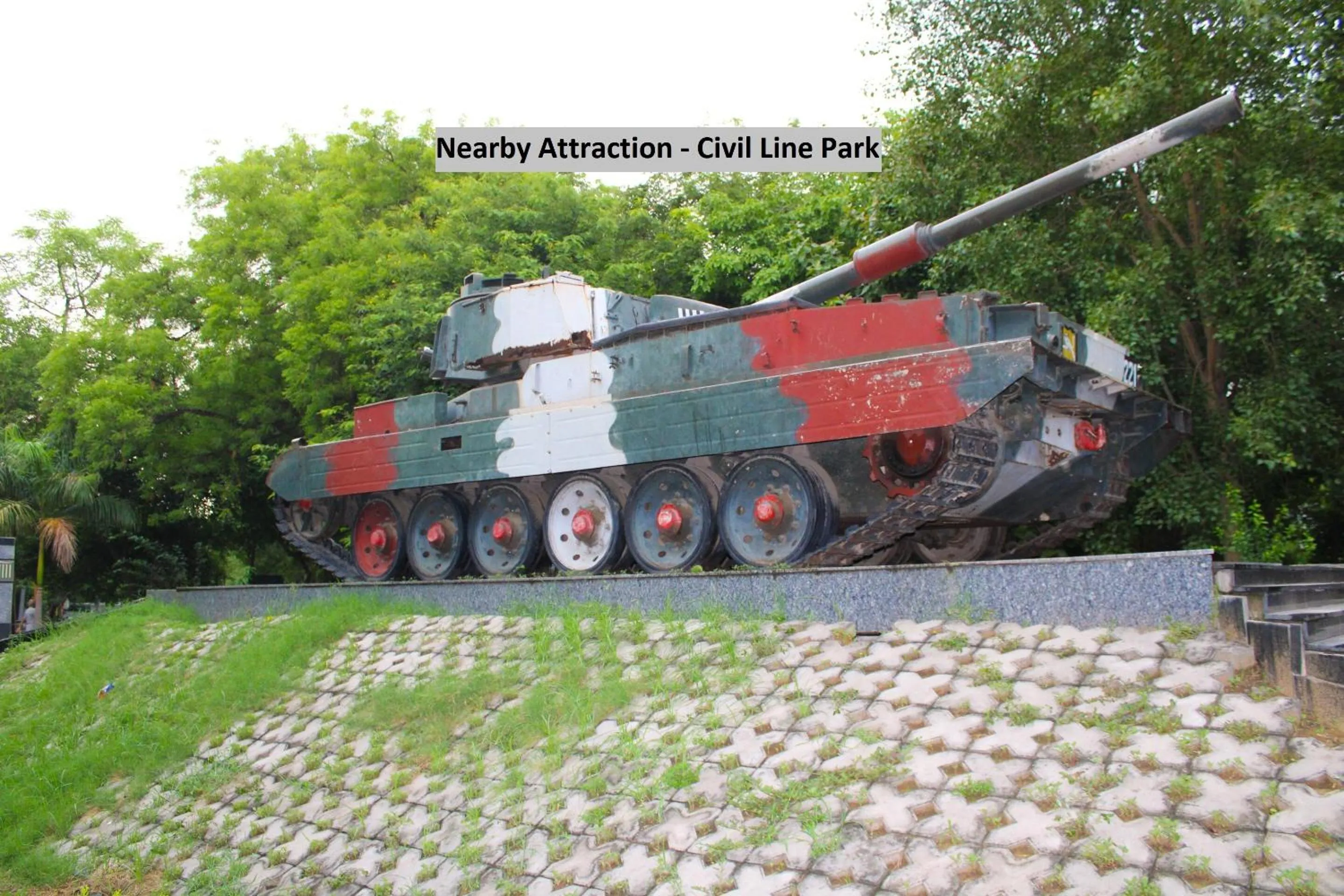 Nearby landmark in Townhouse Infinity stays