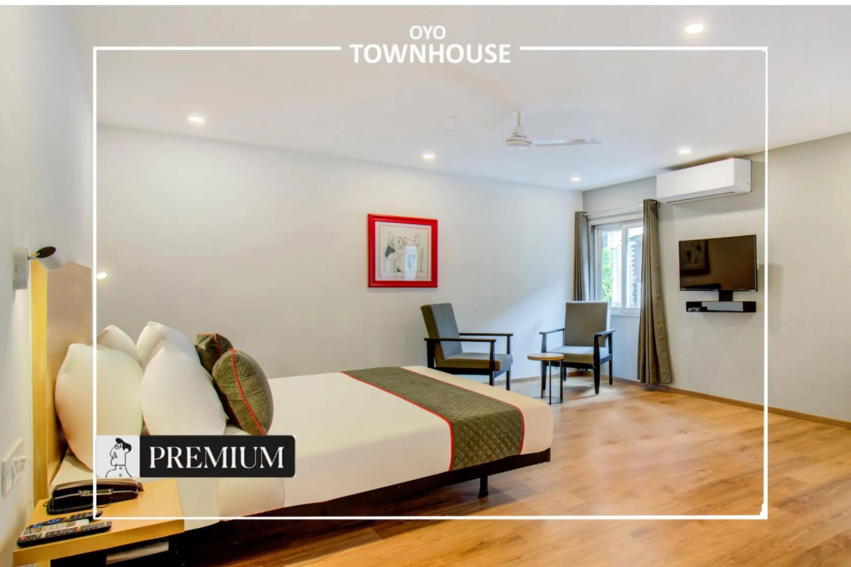 Bedroom, Bed in Townhouse Netaji Road