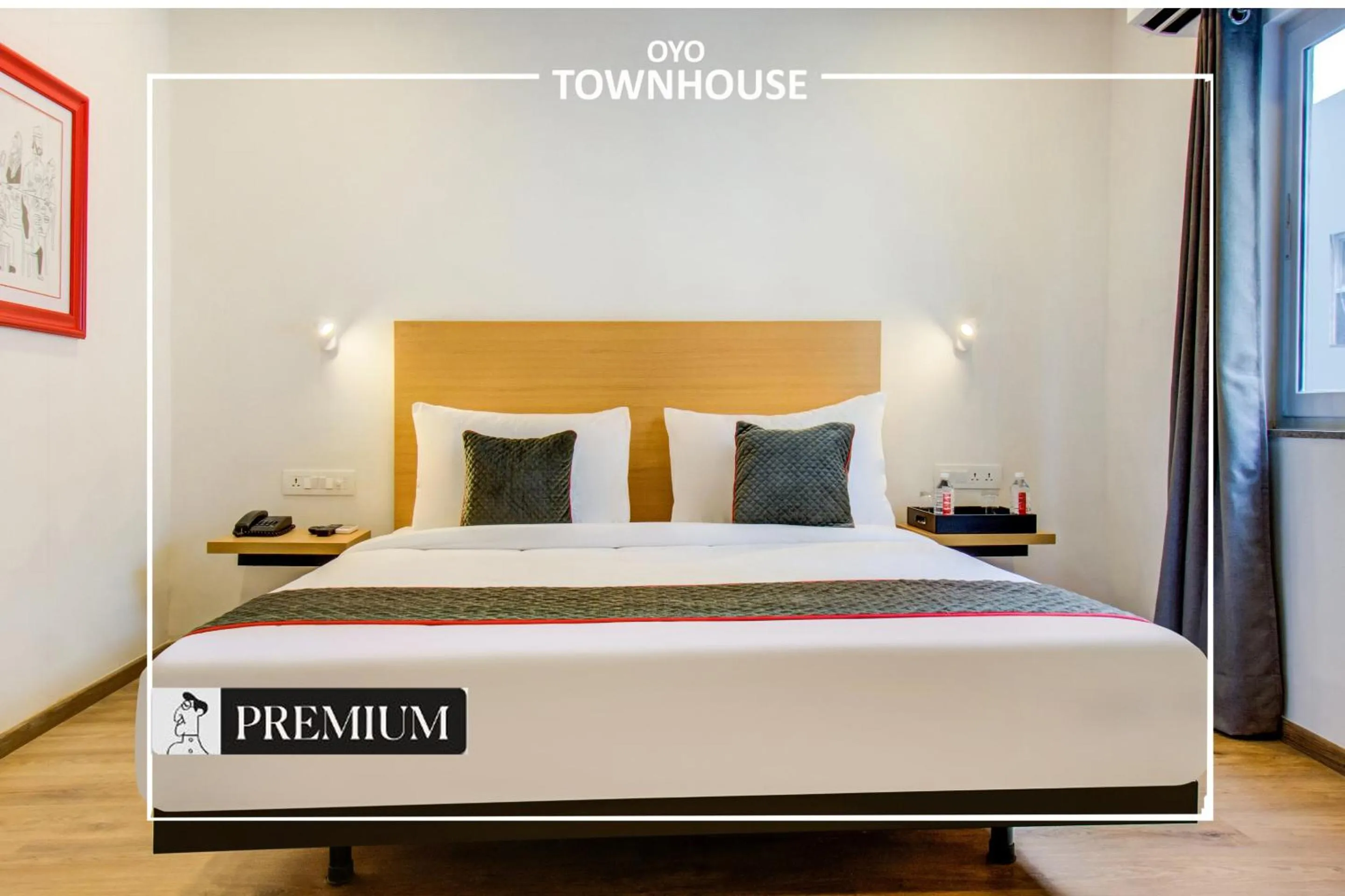 Bedroom, Bed in Townhouse Netaji Road
