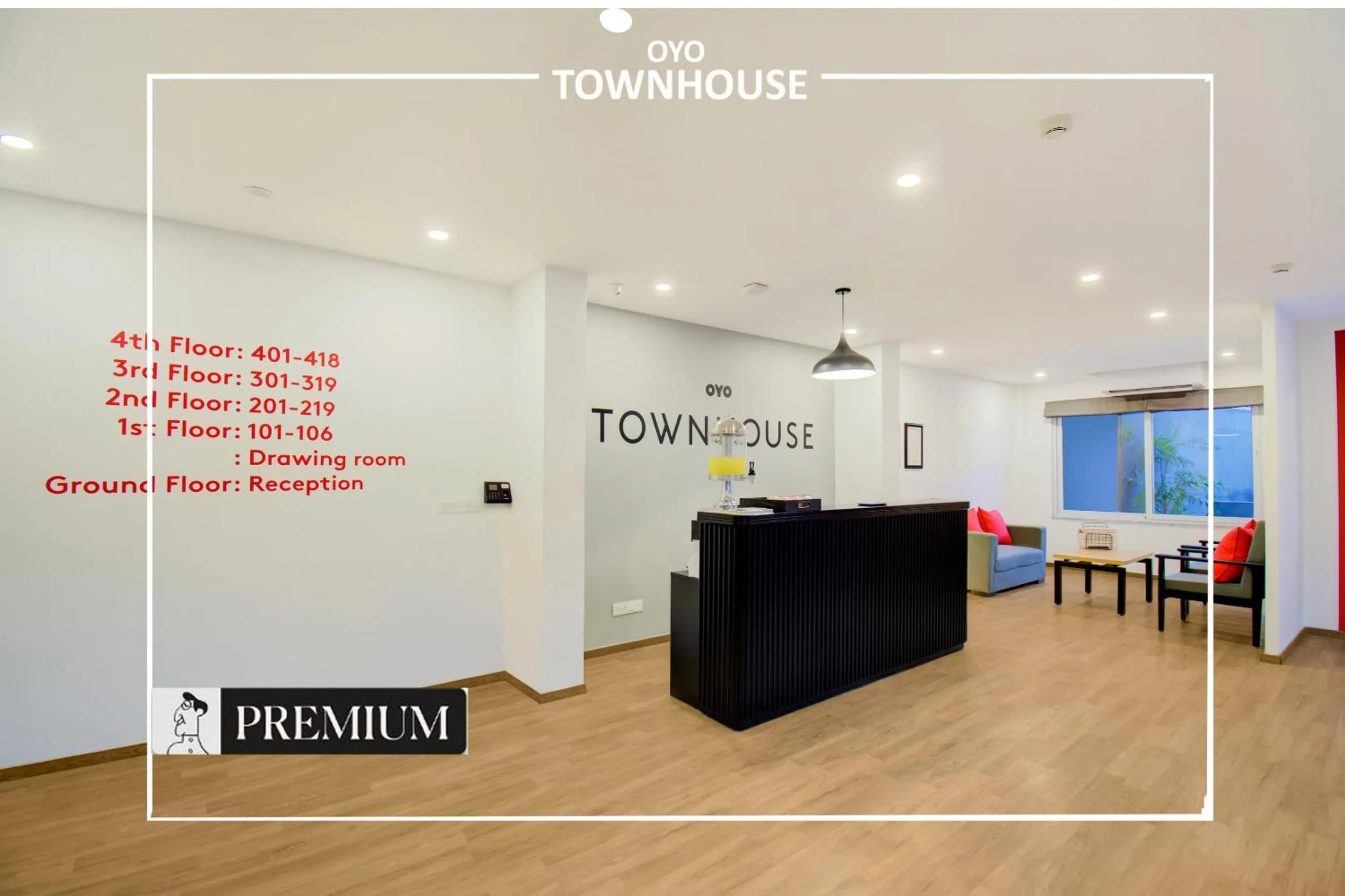 Lobby or reception in Townhouse Netaji Road