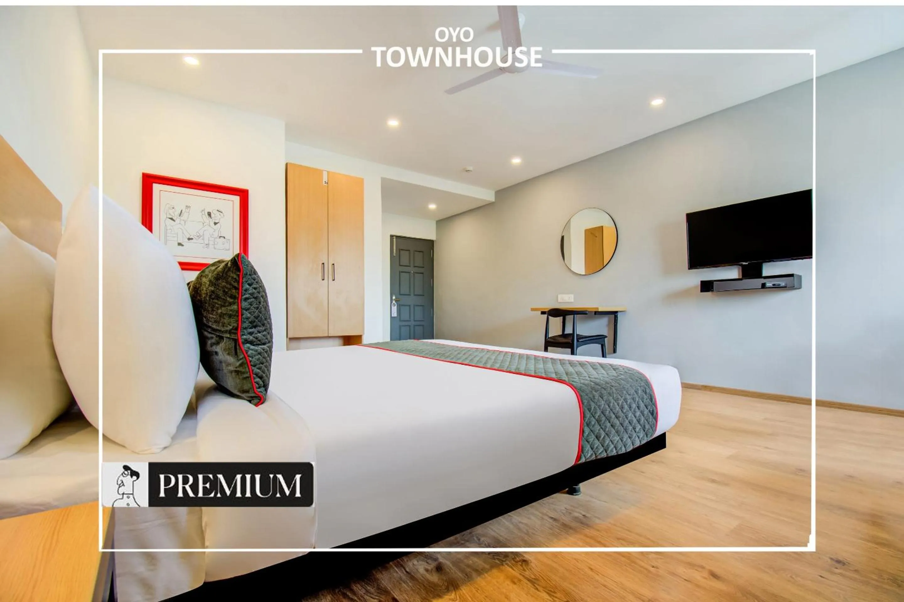 Bedroom, Bed in Townhouse Netaji Road