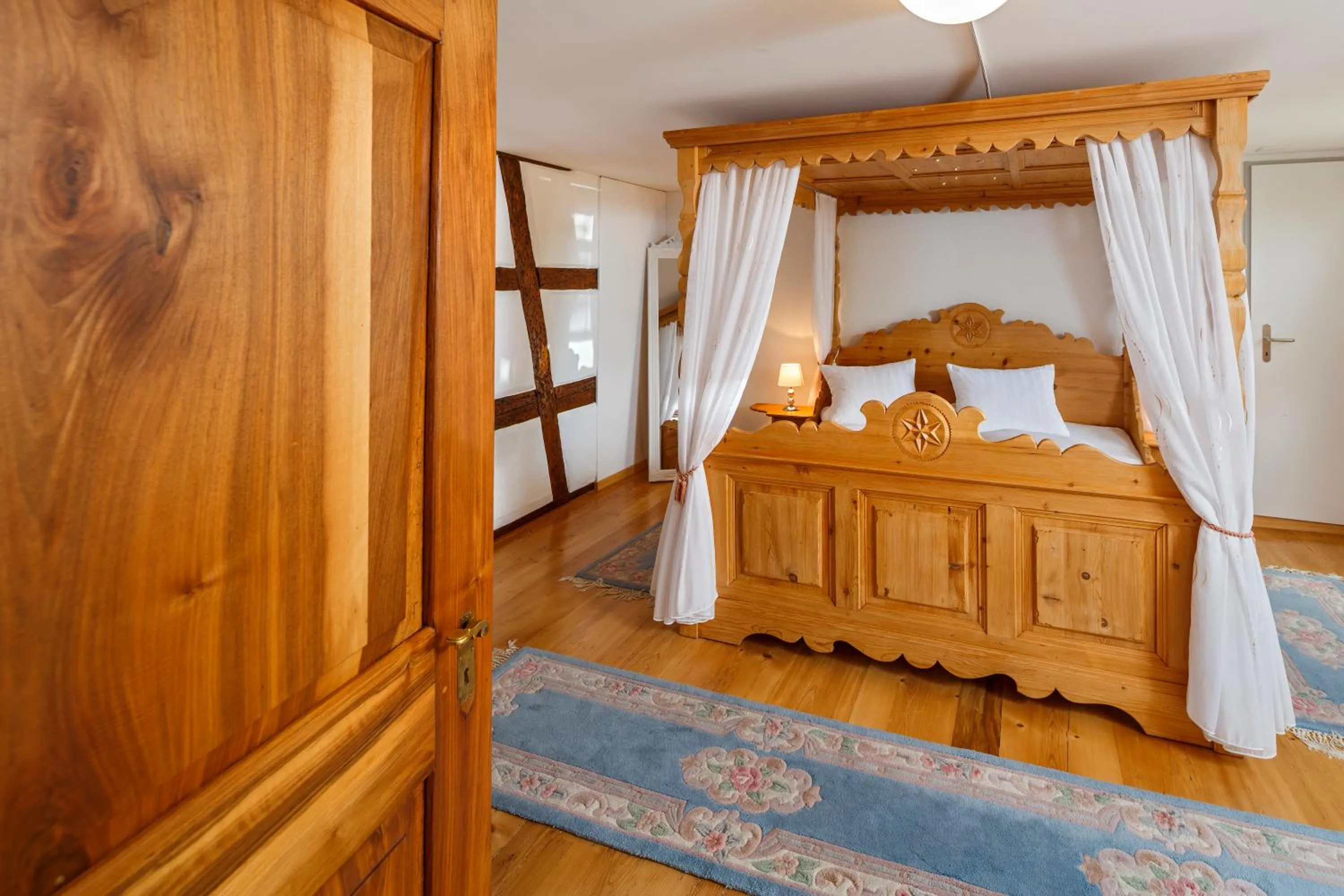 Bed in Historische Residenz Lindeneck