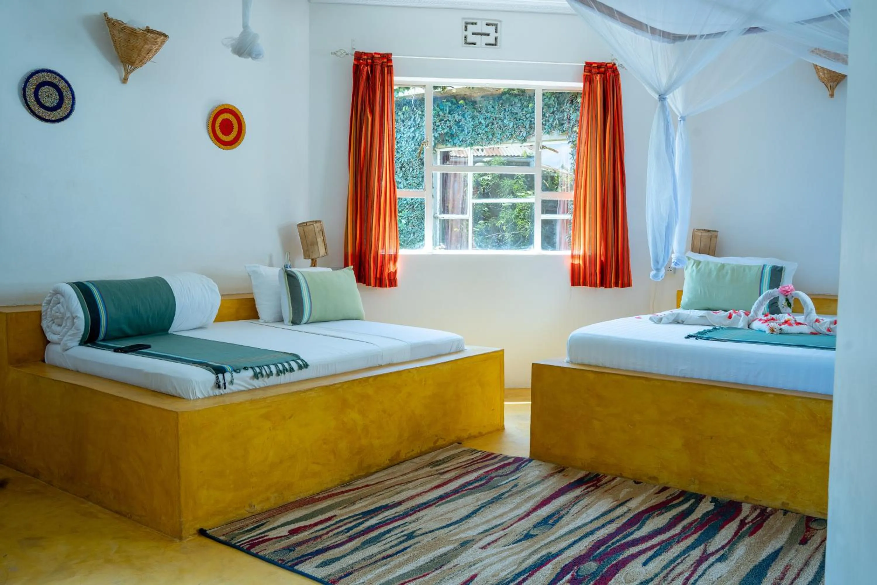 Bed in Dan Stam Hotel