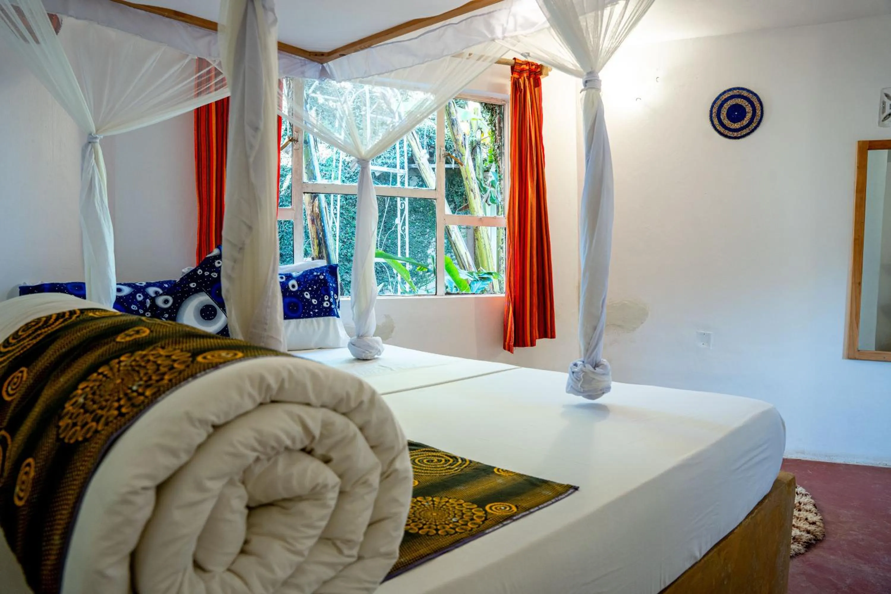 Bed in Dan Stam Hotel