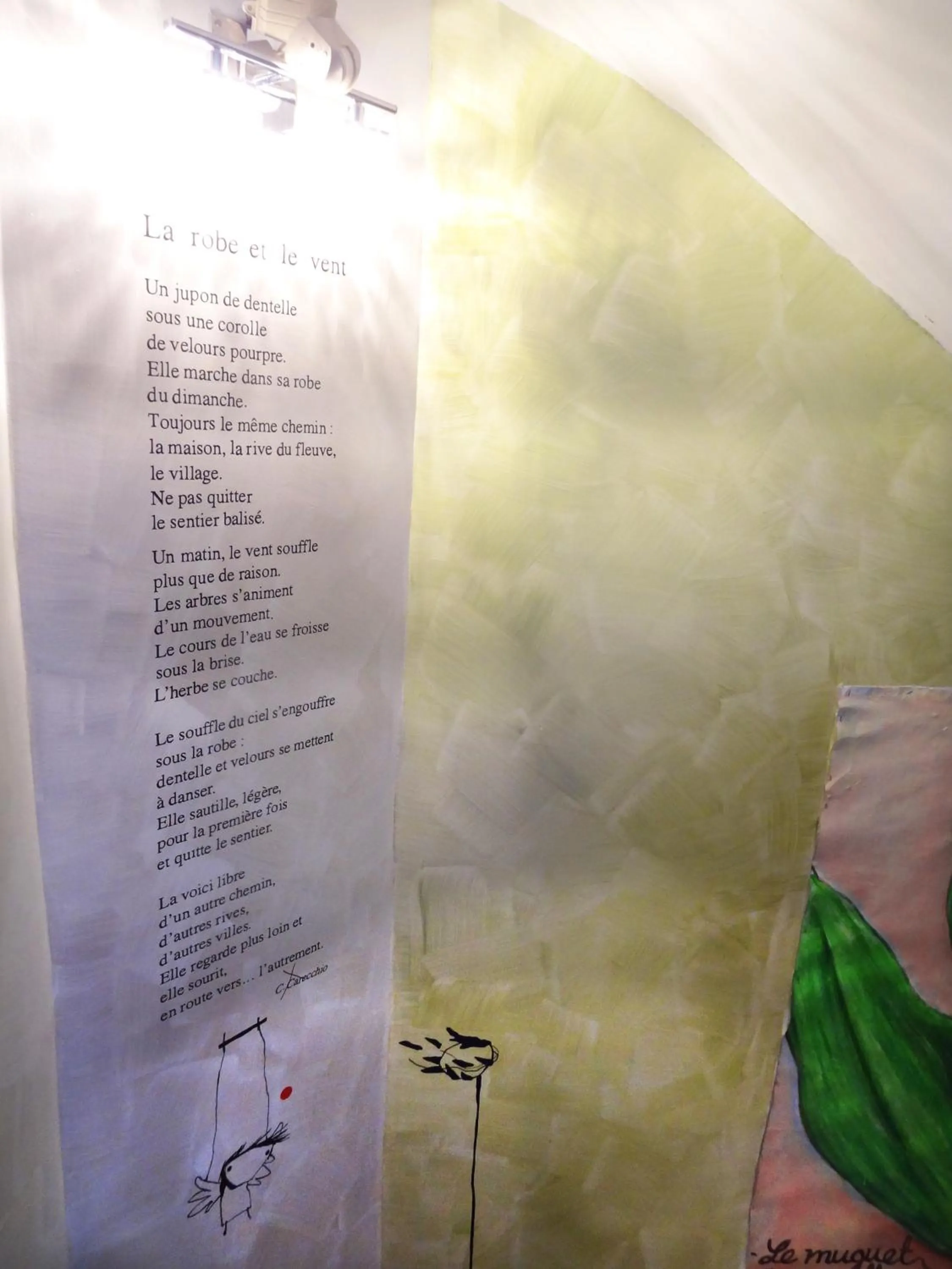 Decorative detail in Amélie Hotel