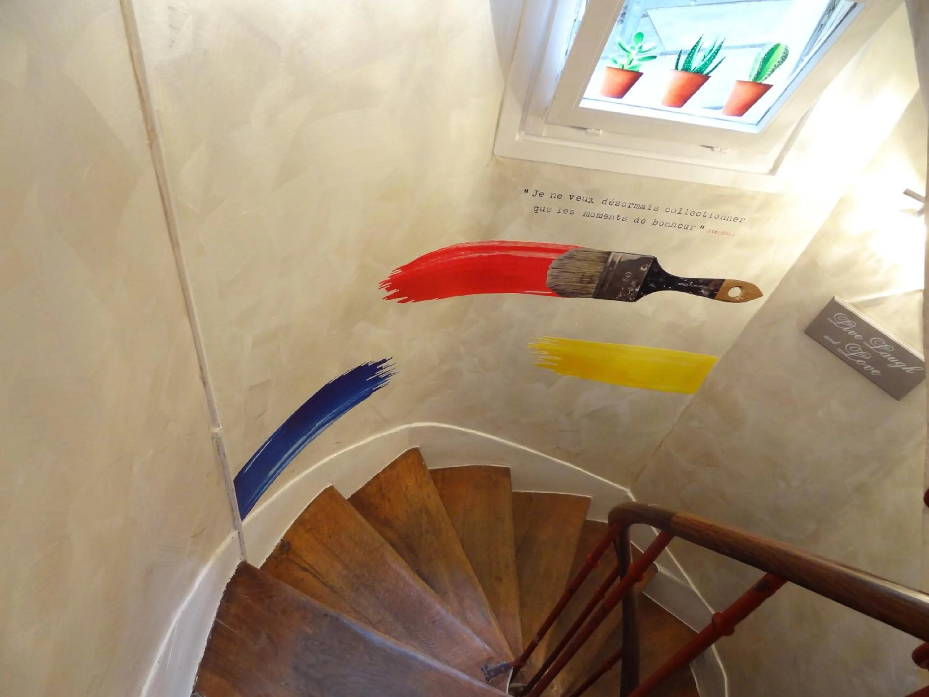 Decorative detail in Amélie Hotel