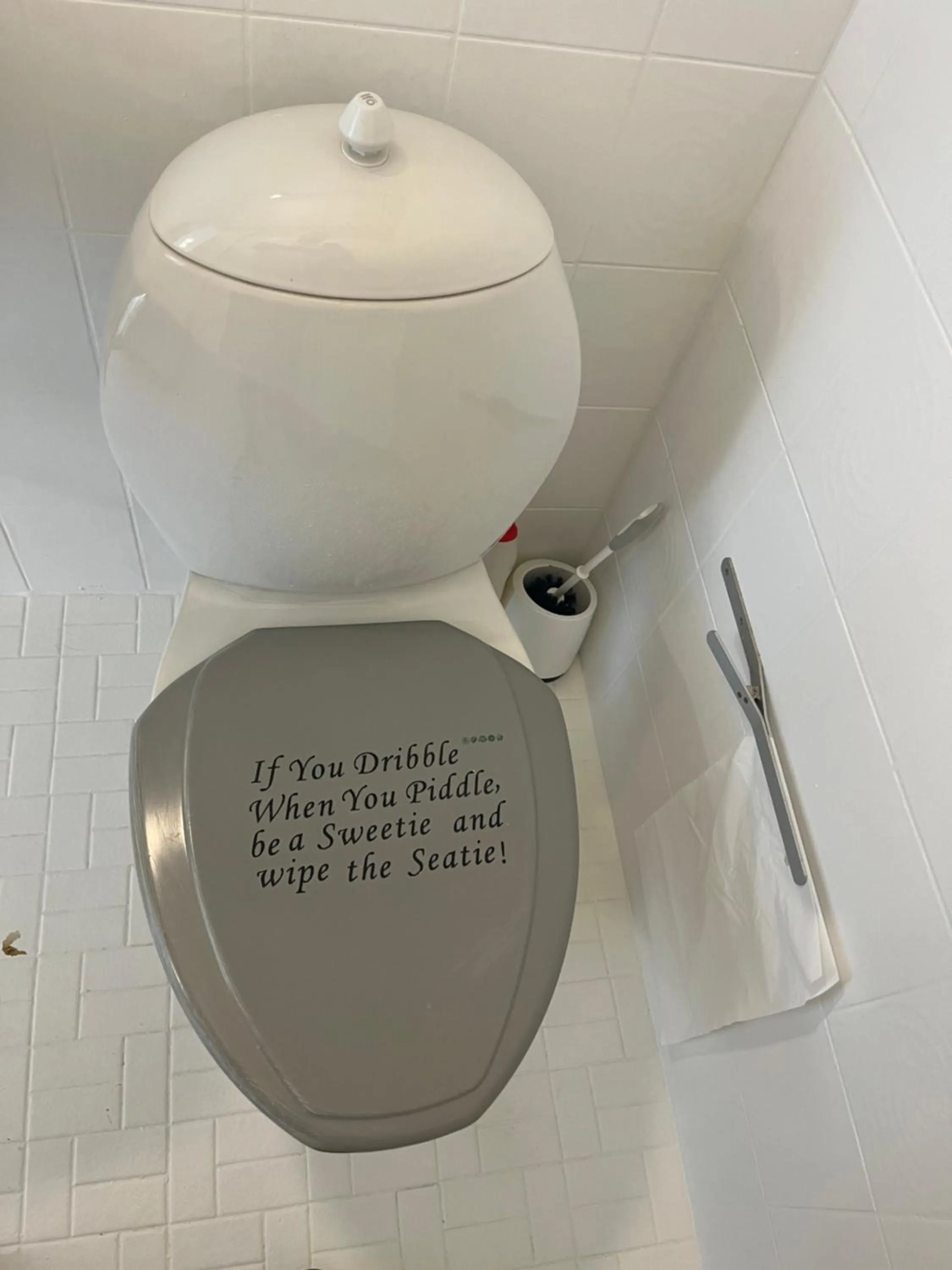 Toilet in Døstrup Landevejskro & Motel