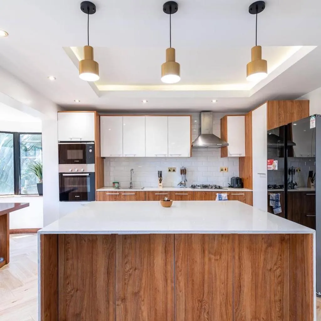 Kitchen or kitchenette in CySuites Apartment Hotel