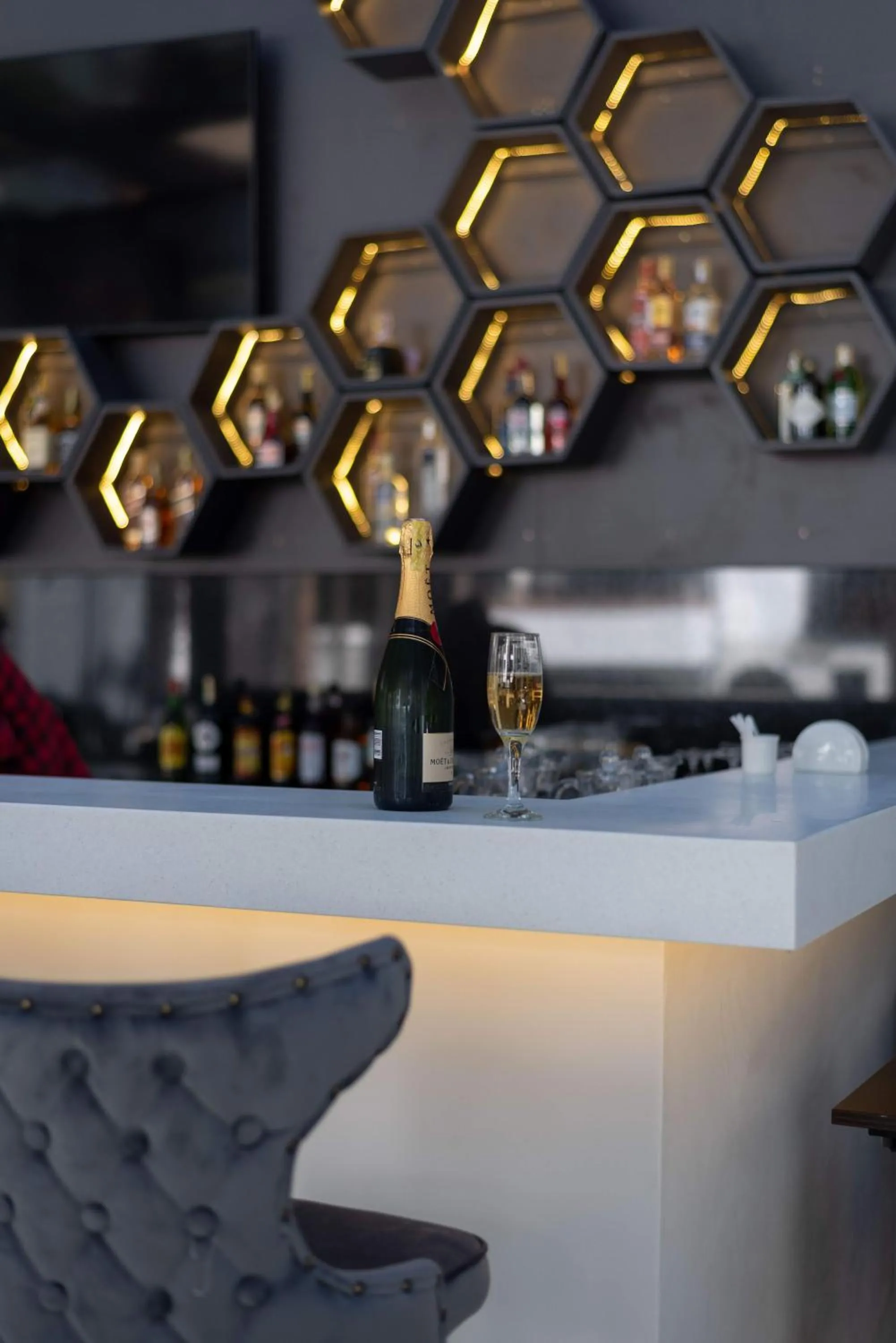 Lounge or bar in CySuites Apartment Hotel