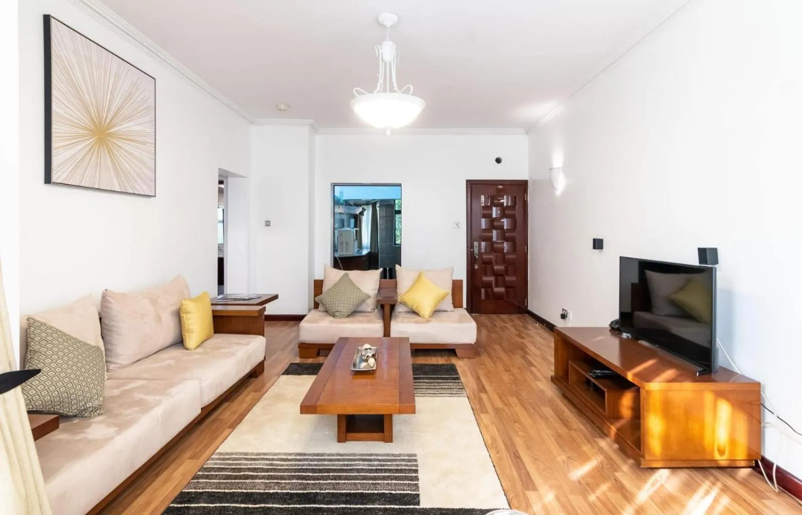 Living room in CySuites Apartment Hotel