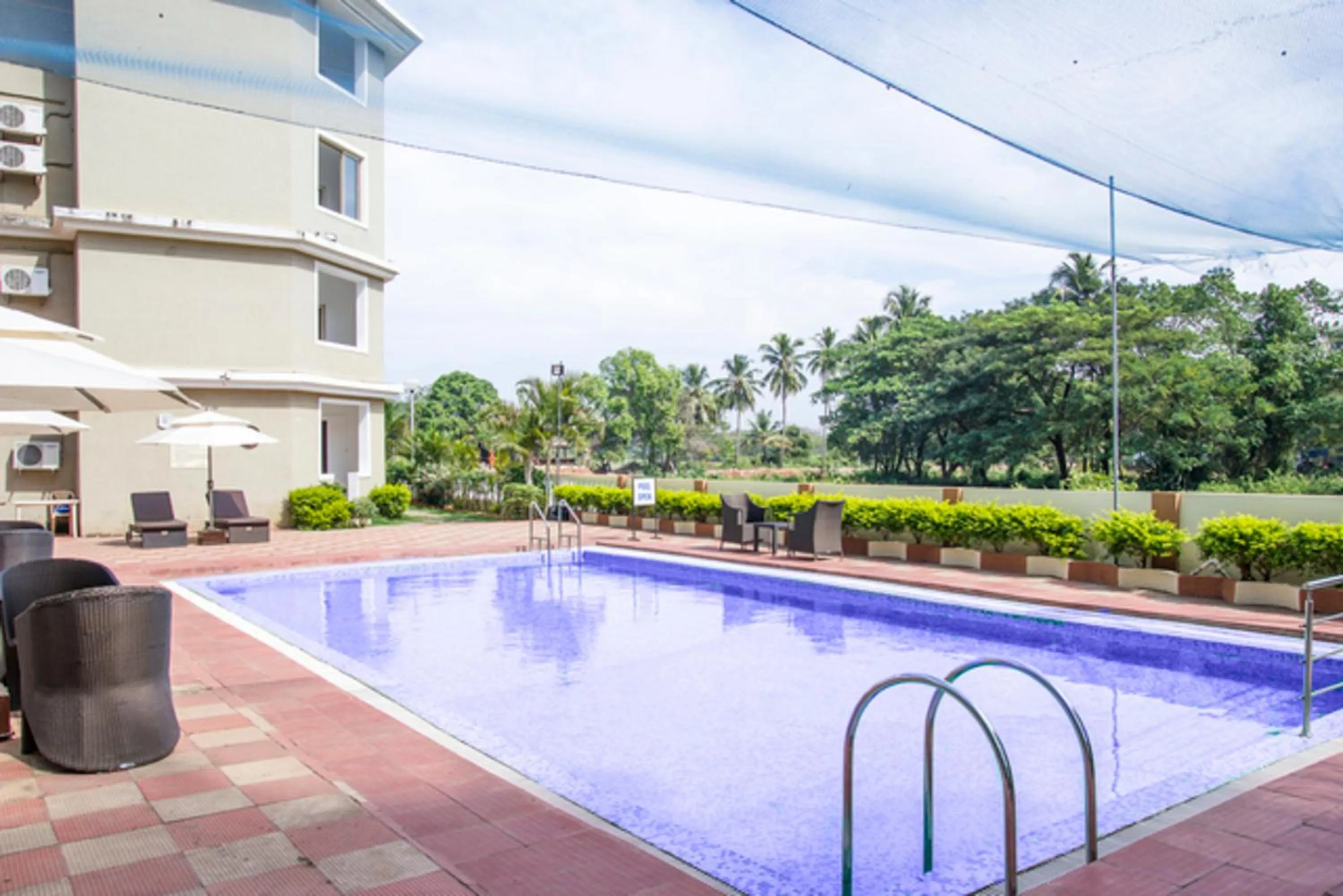 Swimming pool in The Golden Suites & Spa