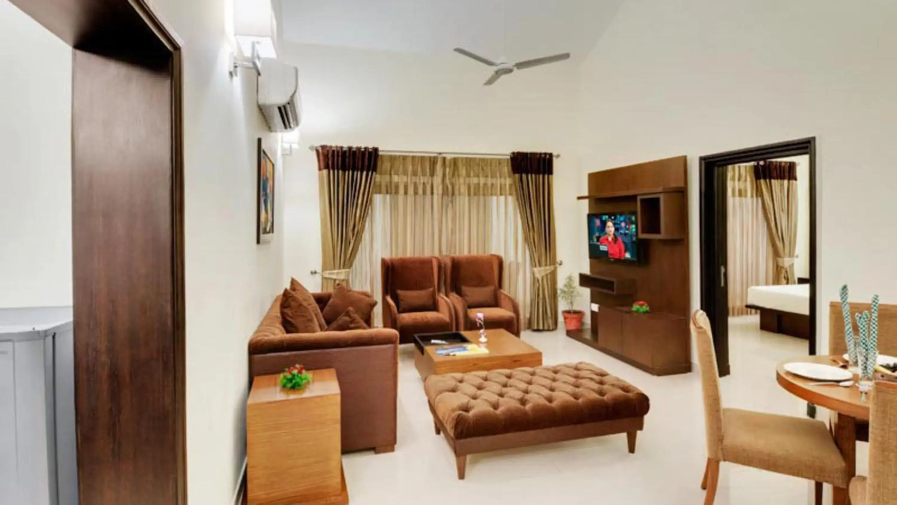 Living room in The Golden Suites & Spa Living room in The Golden Suites & Spa