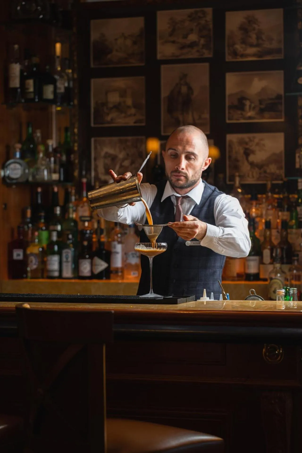 Lounge or bar in Four Seasons Hotel des Bergues Geneva