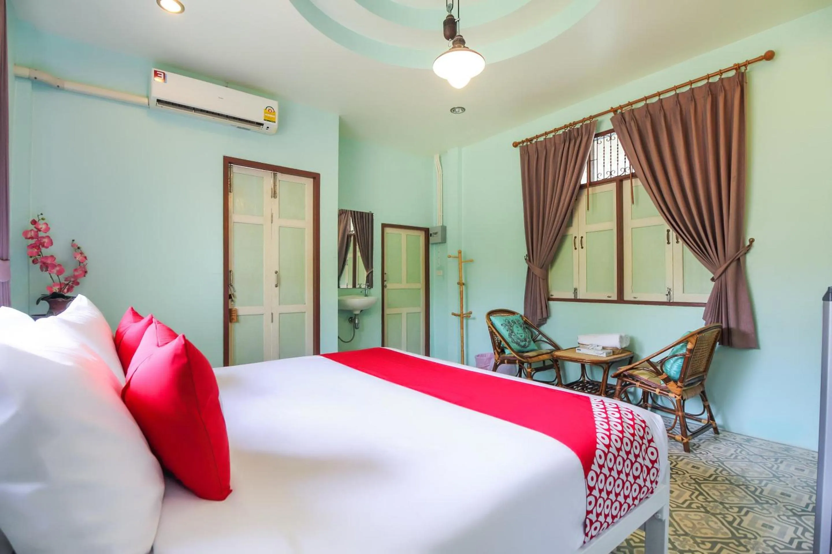 Bedroom, Bed in OYO 606 Baan Suansabai Pleanpanmai Resort Amphawa