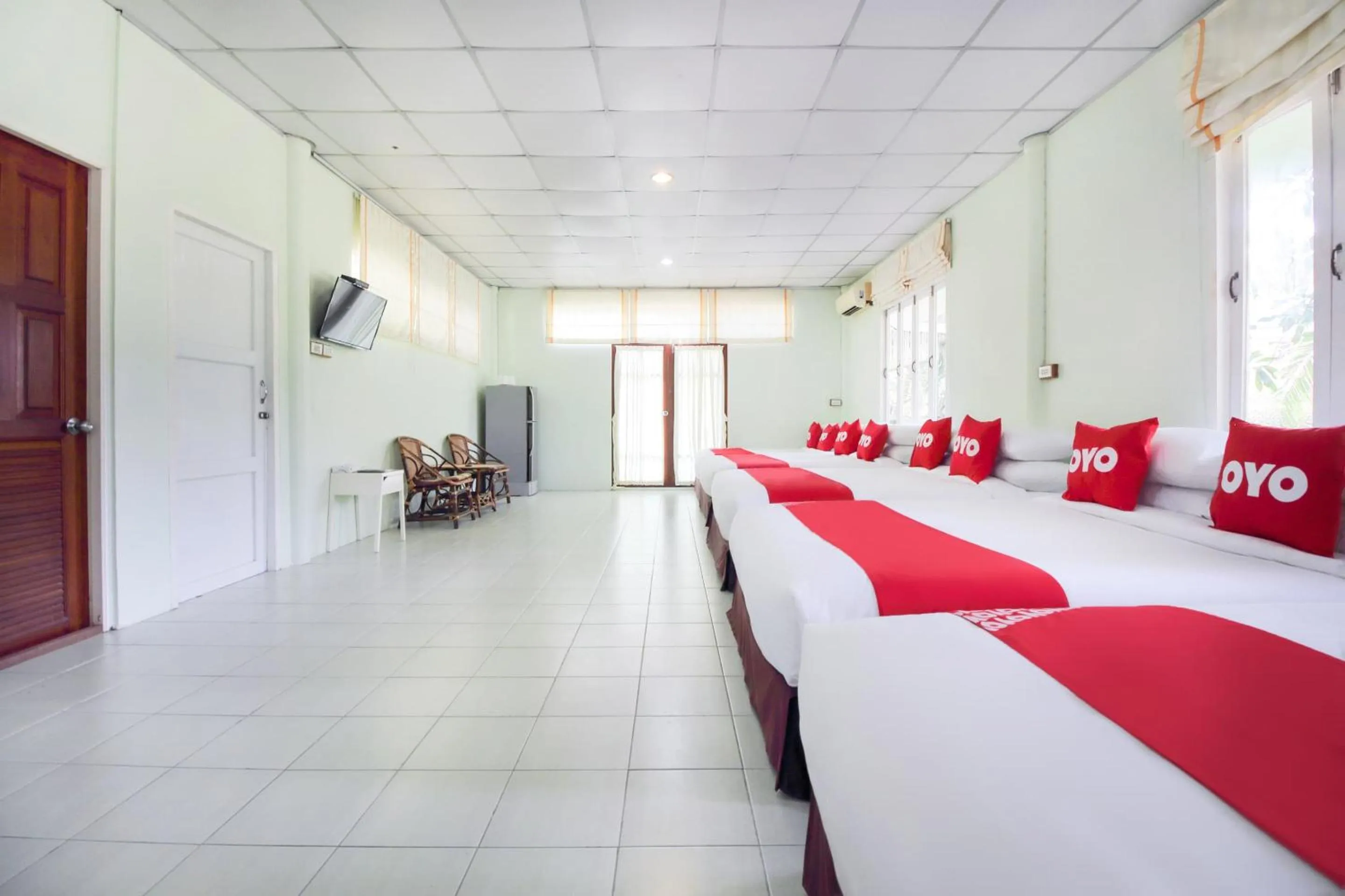 Bedroom, Bed in OYO 606 Baan Suansabai Pleanpanmai Resort Amphawa