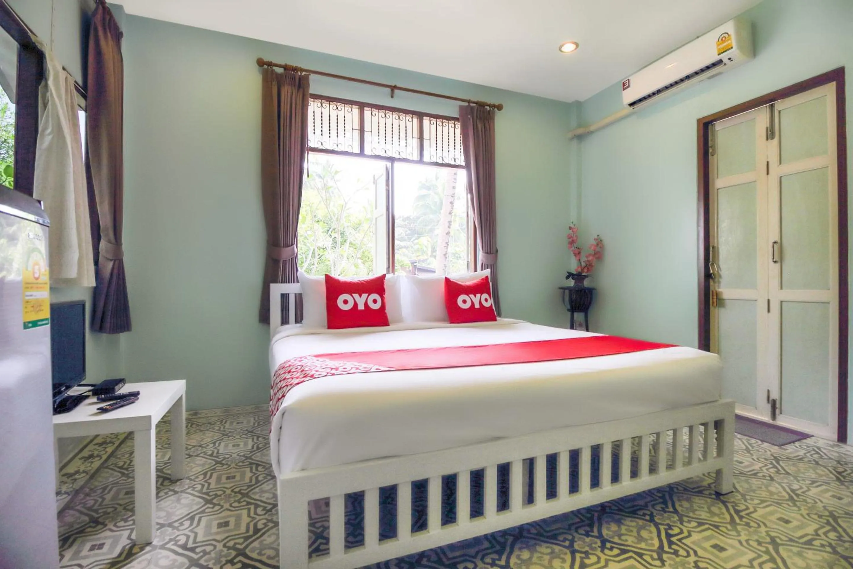 Bedroom, Bed in OYO 606 Baan Suansabai Pleanpanmai Resort Amphawa