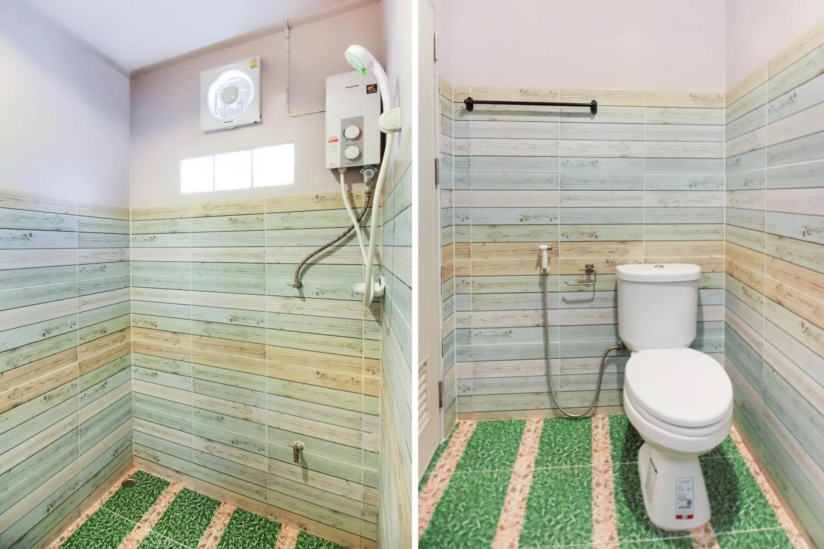 Bathroom in OYO 606 Baan Suansabai Pleanpanmai Resort Amphawa