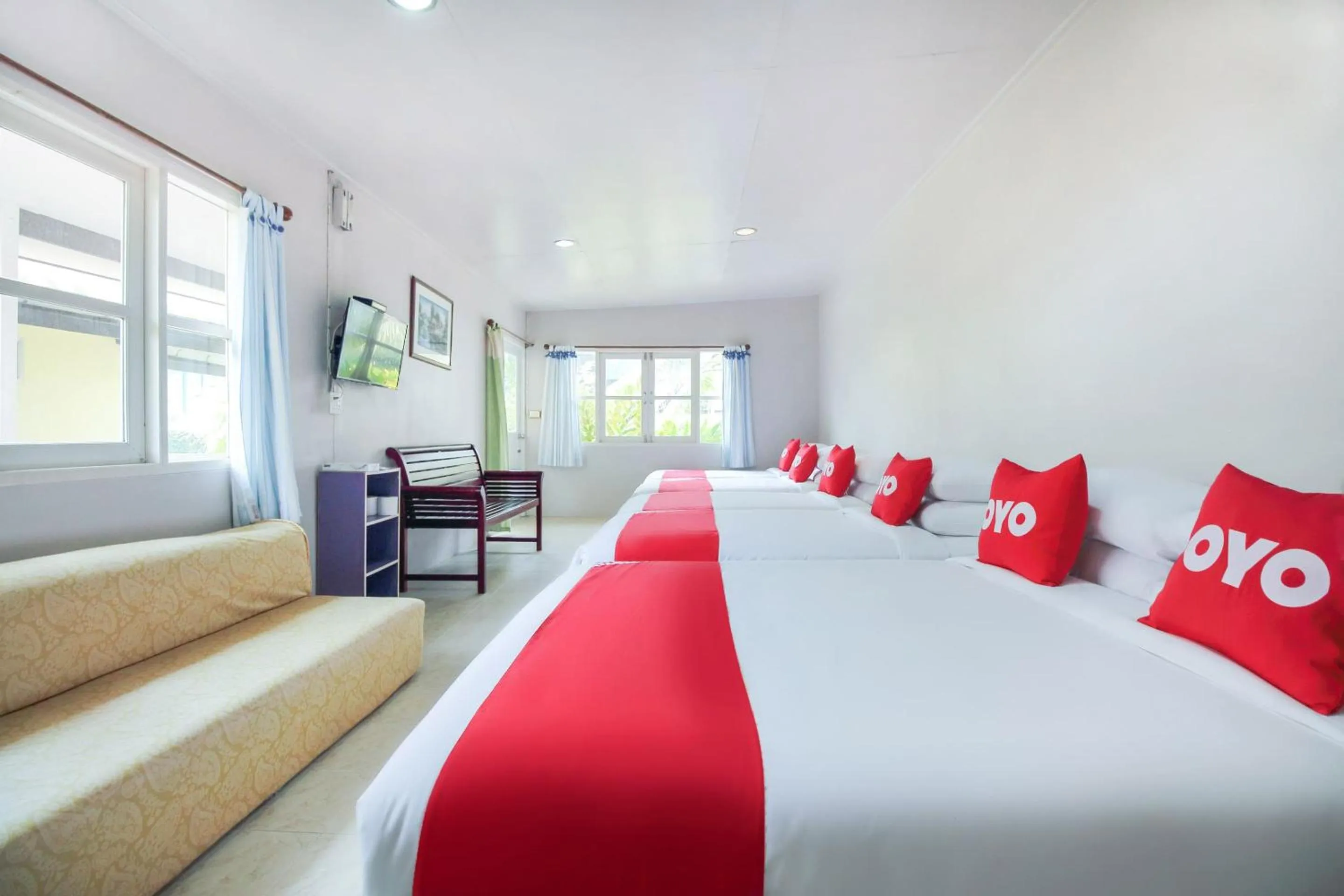 Bedroom, Bed in OYO 606 Baan Suansabai Pleanpanmai Resort Amphawa