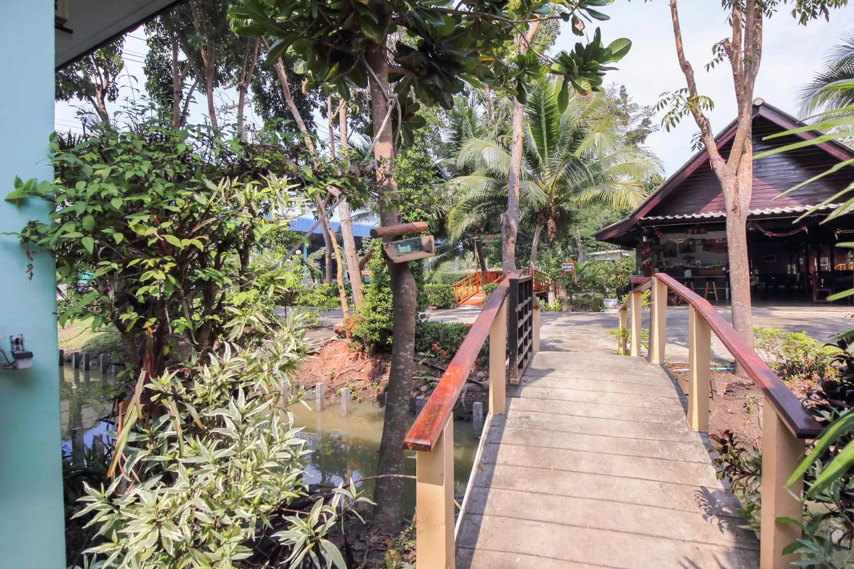 Garden in OYO 606 Baan Suansabai Pleanpanmai Resort Amphawa