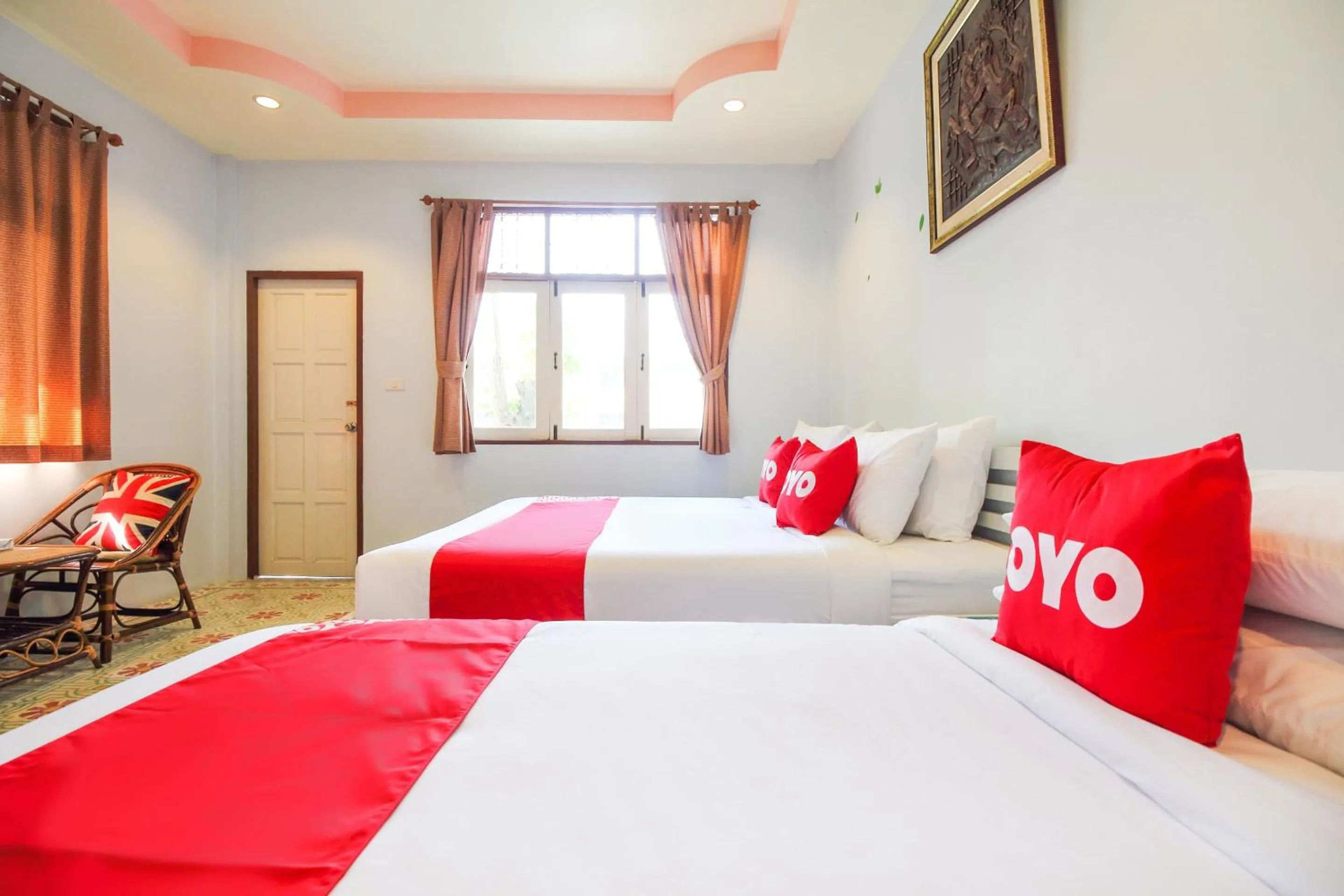 Bedroom, Bed in OYO 606 Baan Suansabai Pleanpanmai Resort Amphawa