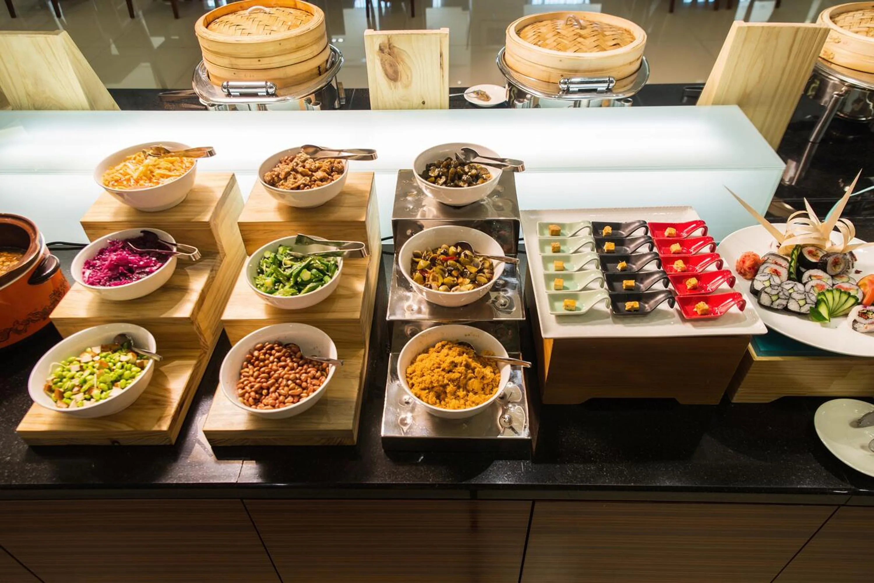 Buffet breakfast in Arsma Hotel