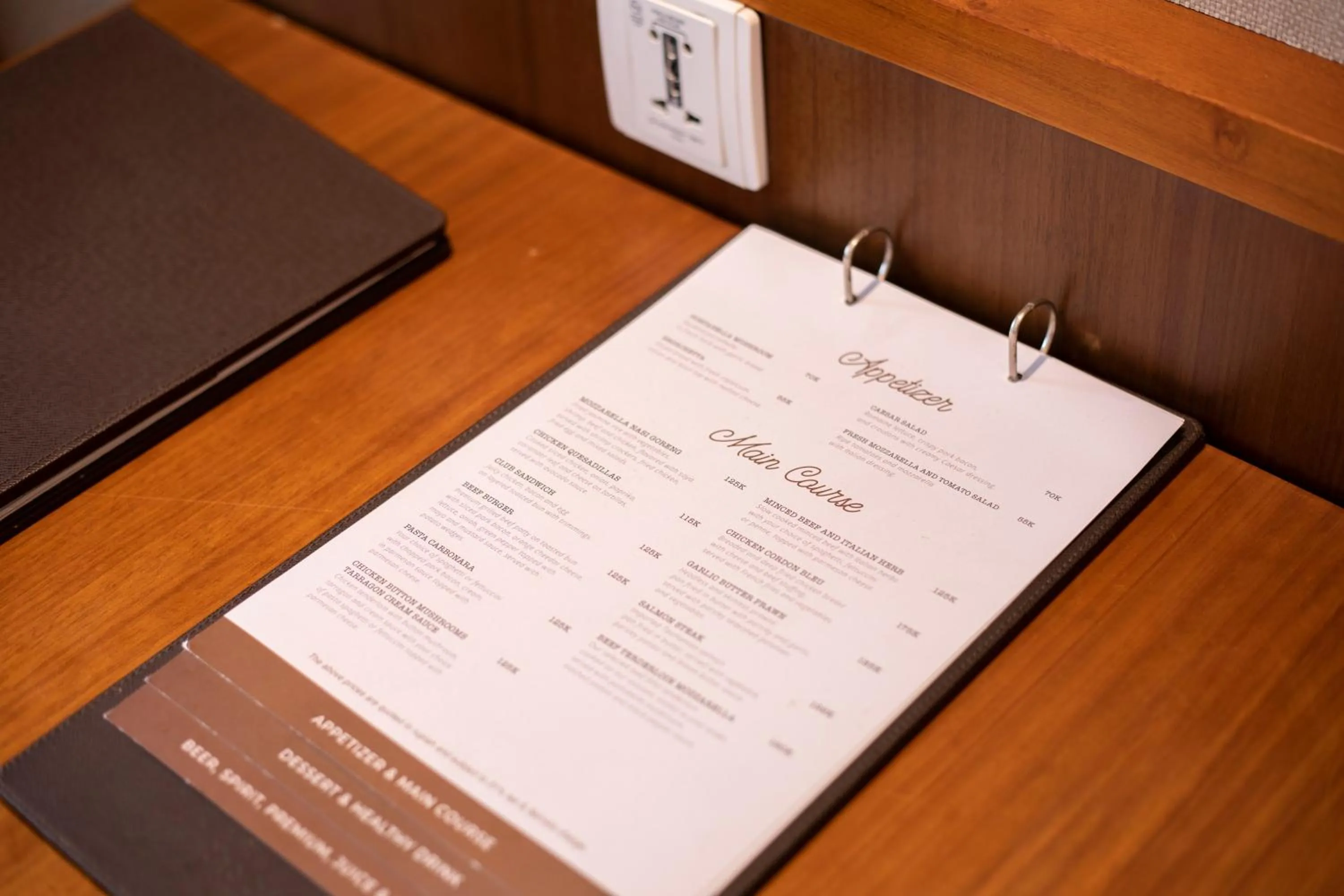 room service in Royal Suites at The Bandha