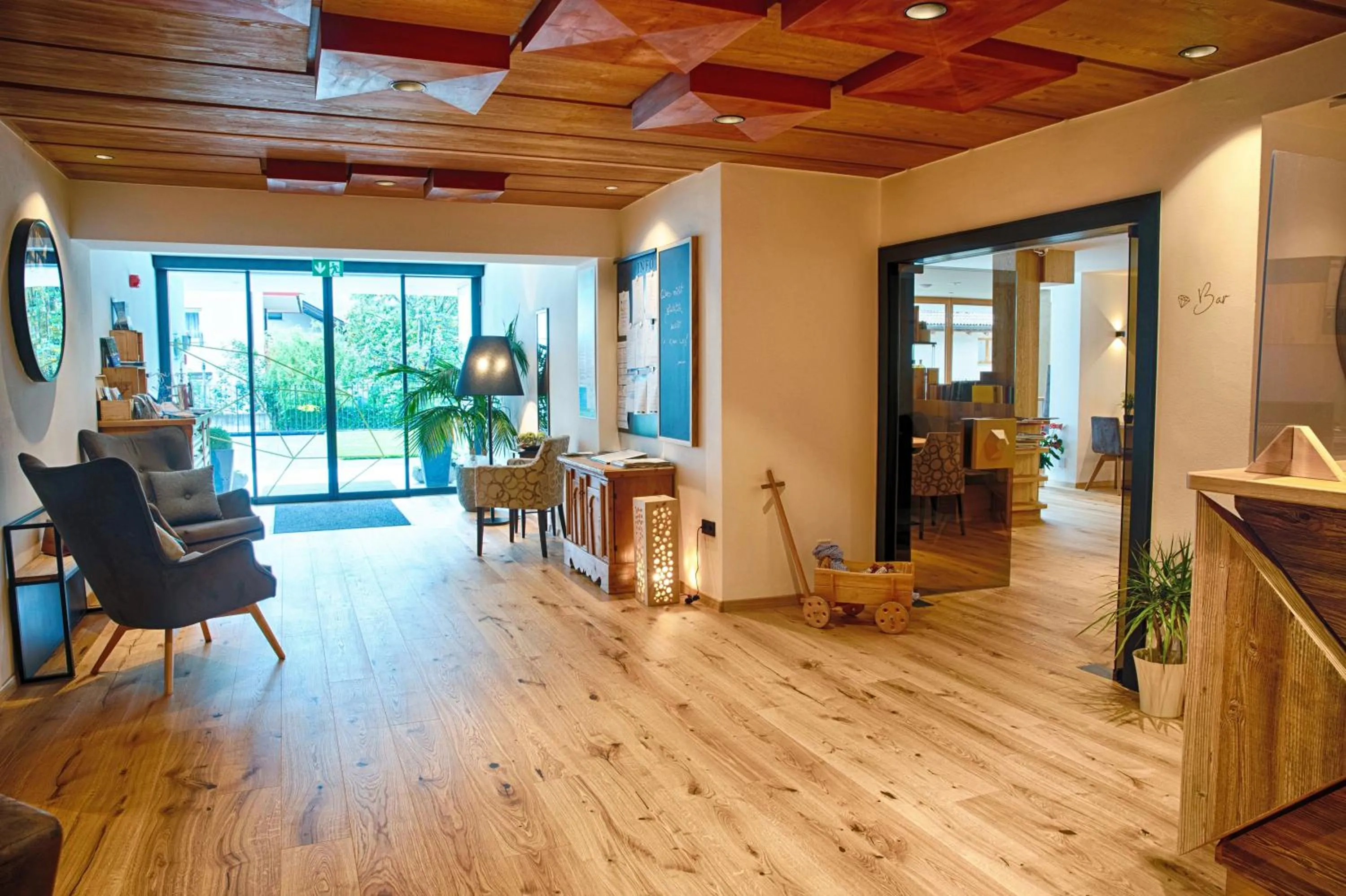 Lobby or reception in Genusshotel Diamant