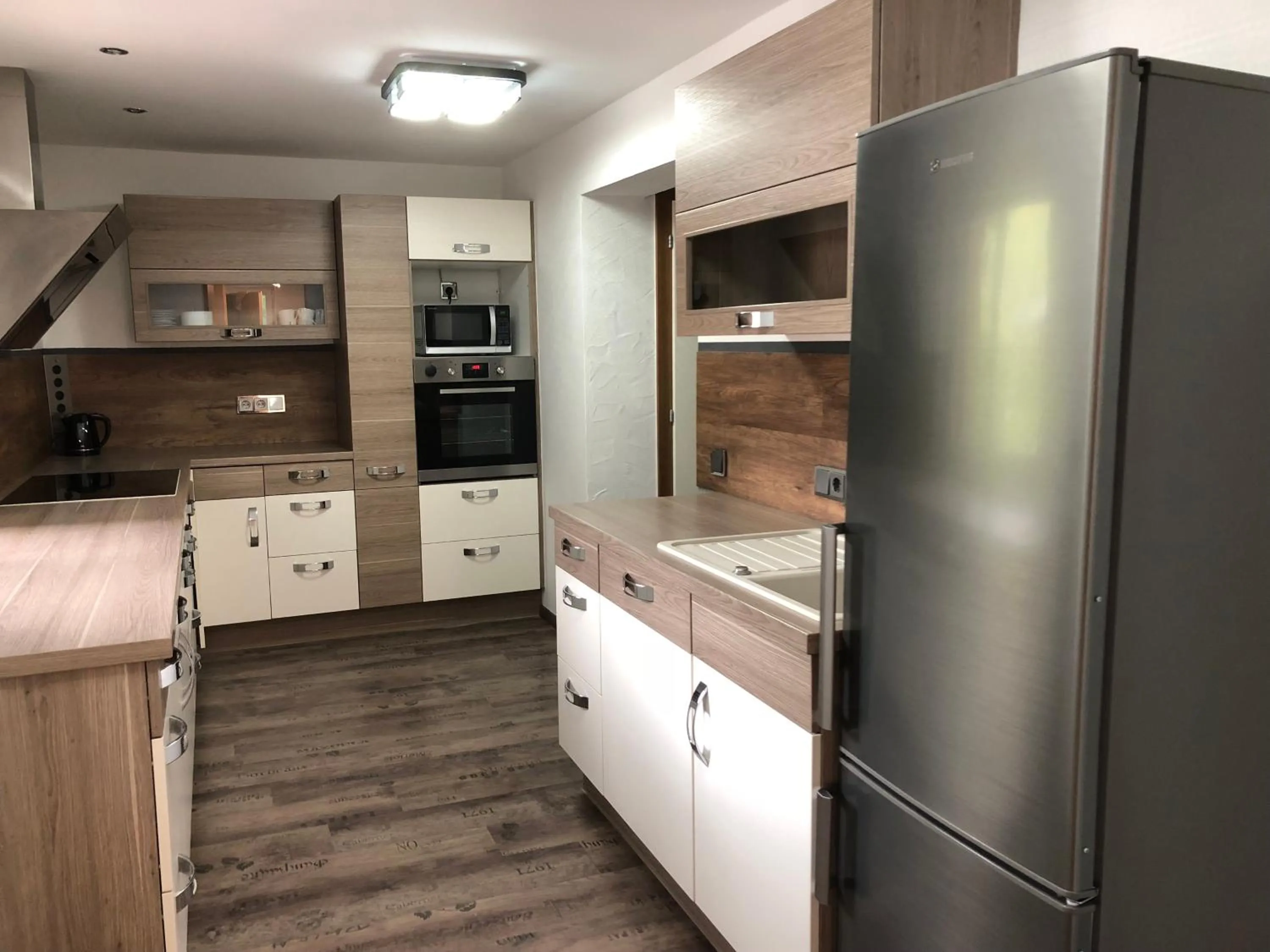 Kitchen or kitchenette in Haus Willibald
