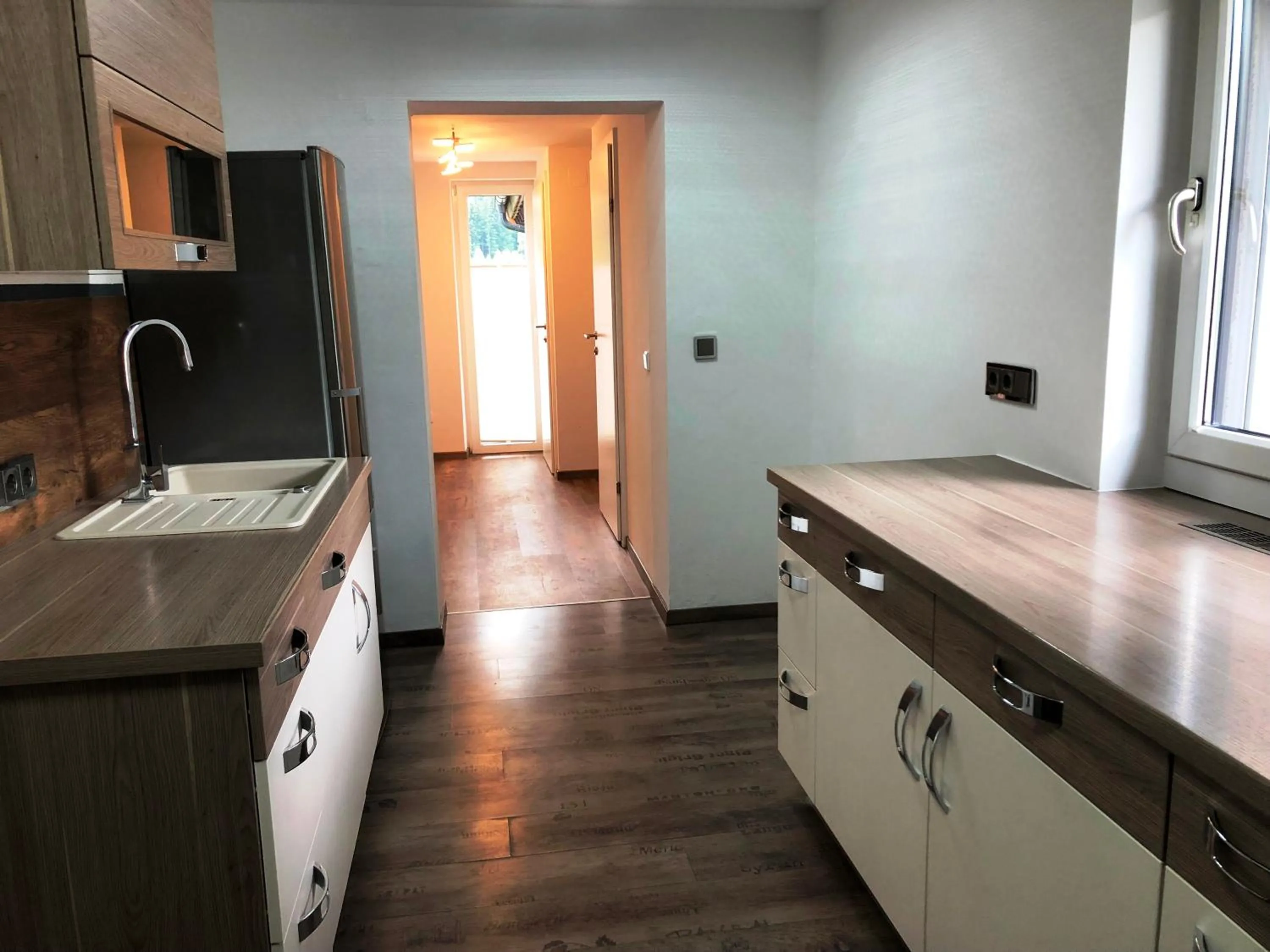 Kitchen or kitchenette in Haus Willibald