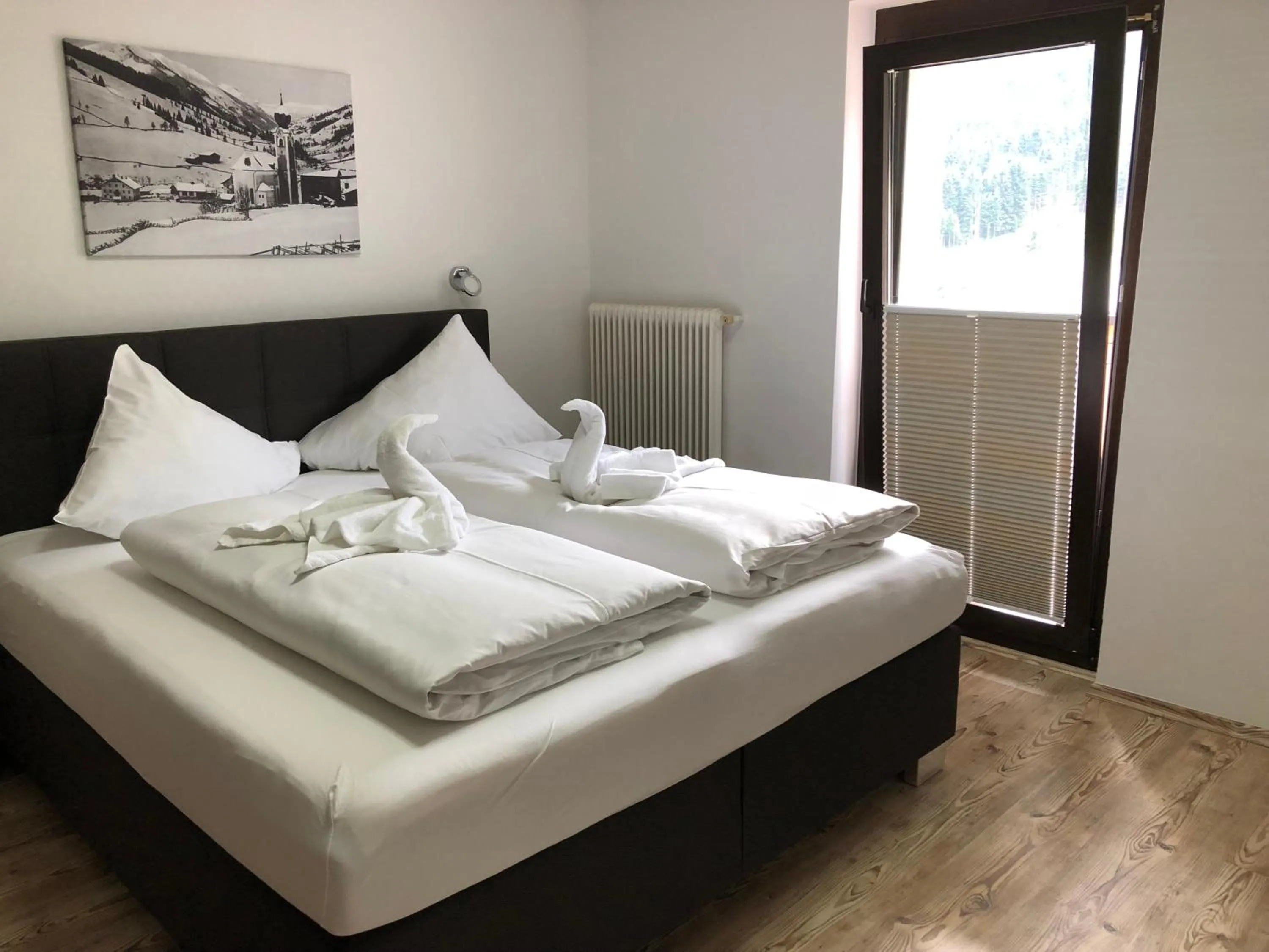 Bedroom, Bed in Haus Willibald