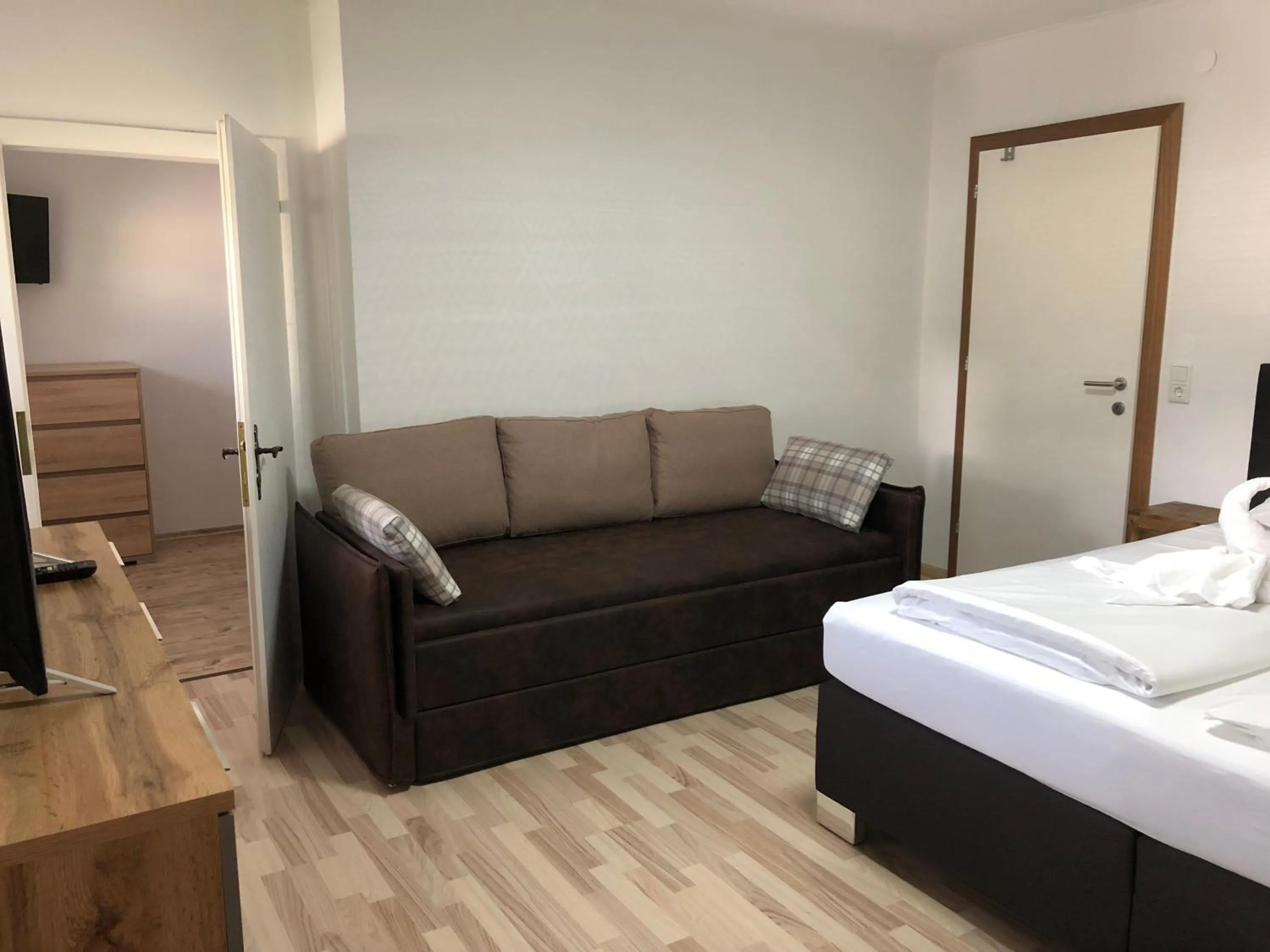 Bedroom, Bed in Haus Willibald