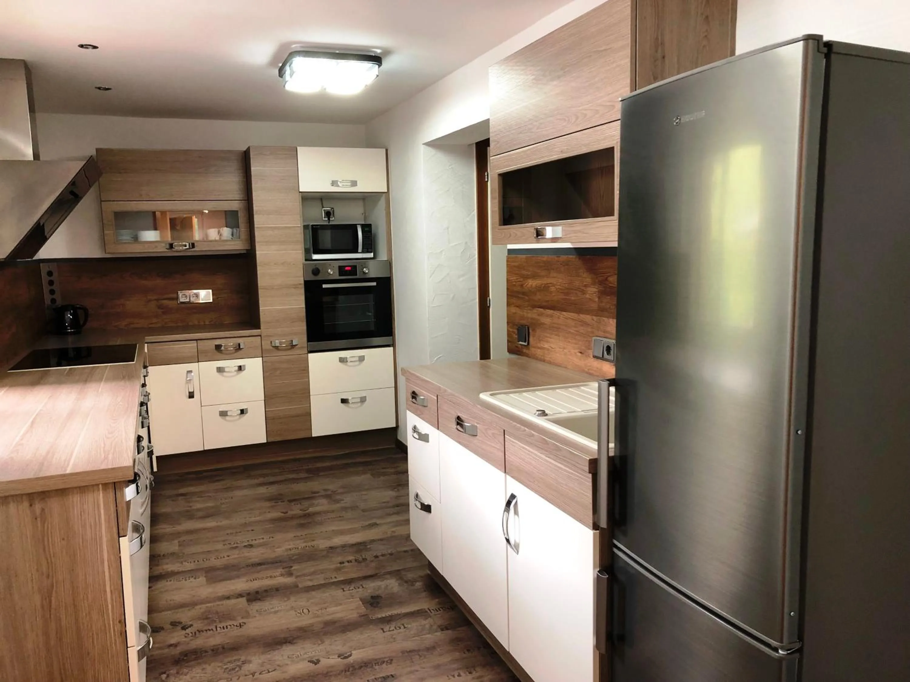 Kitchen or kitchenette in Haus Willibald