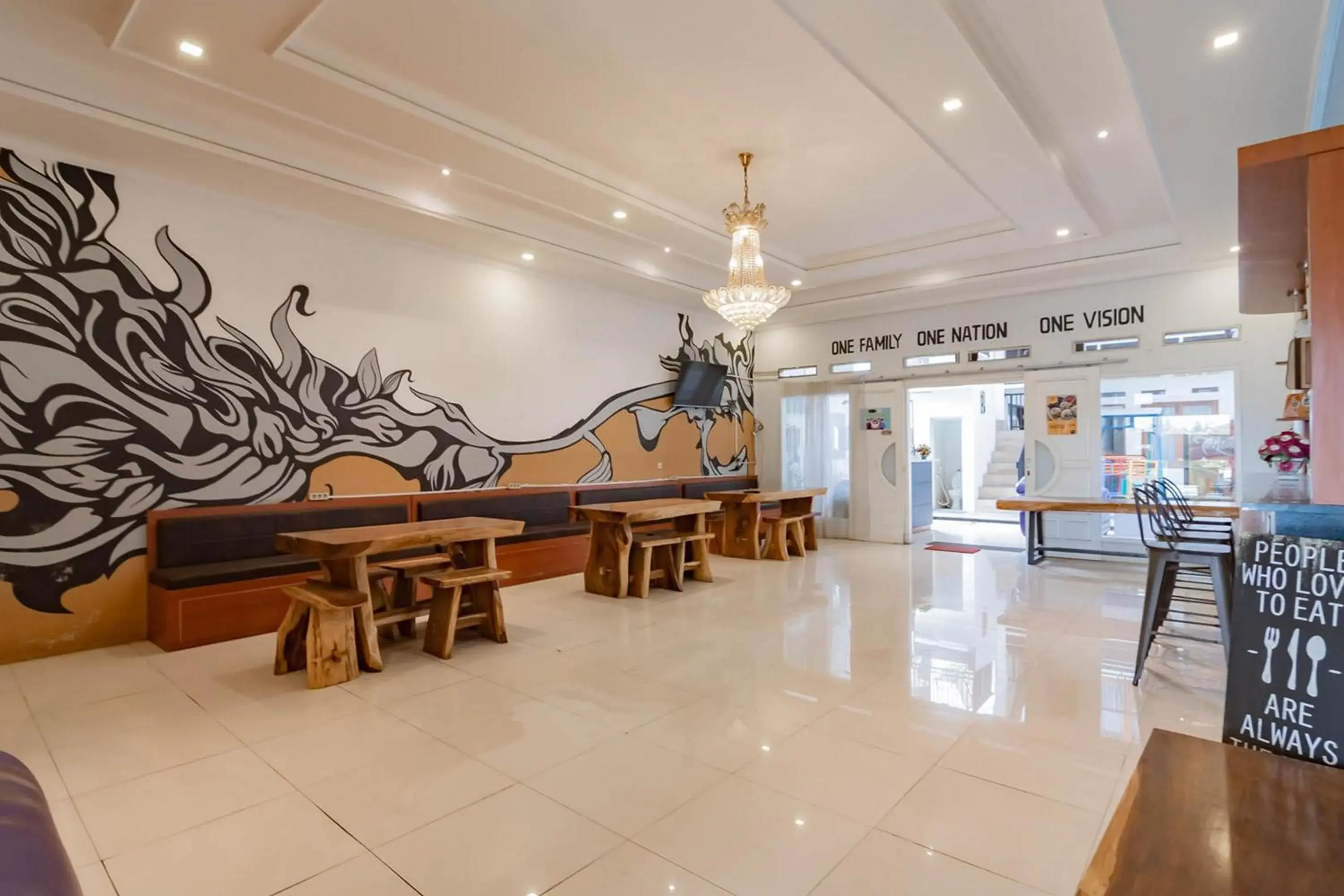 Lobby or reception in Urbanview Hotel Maribaya Lembang Bandung