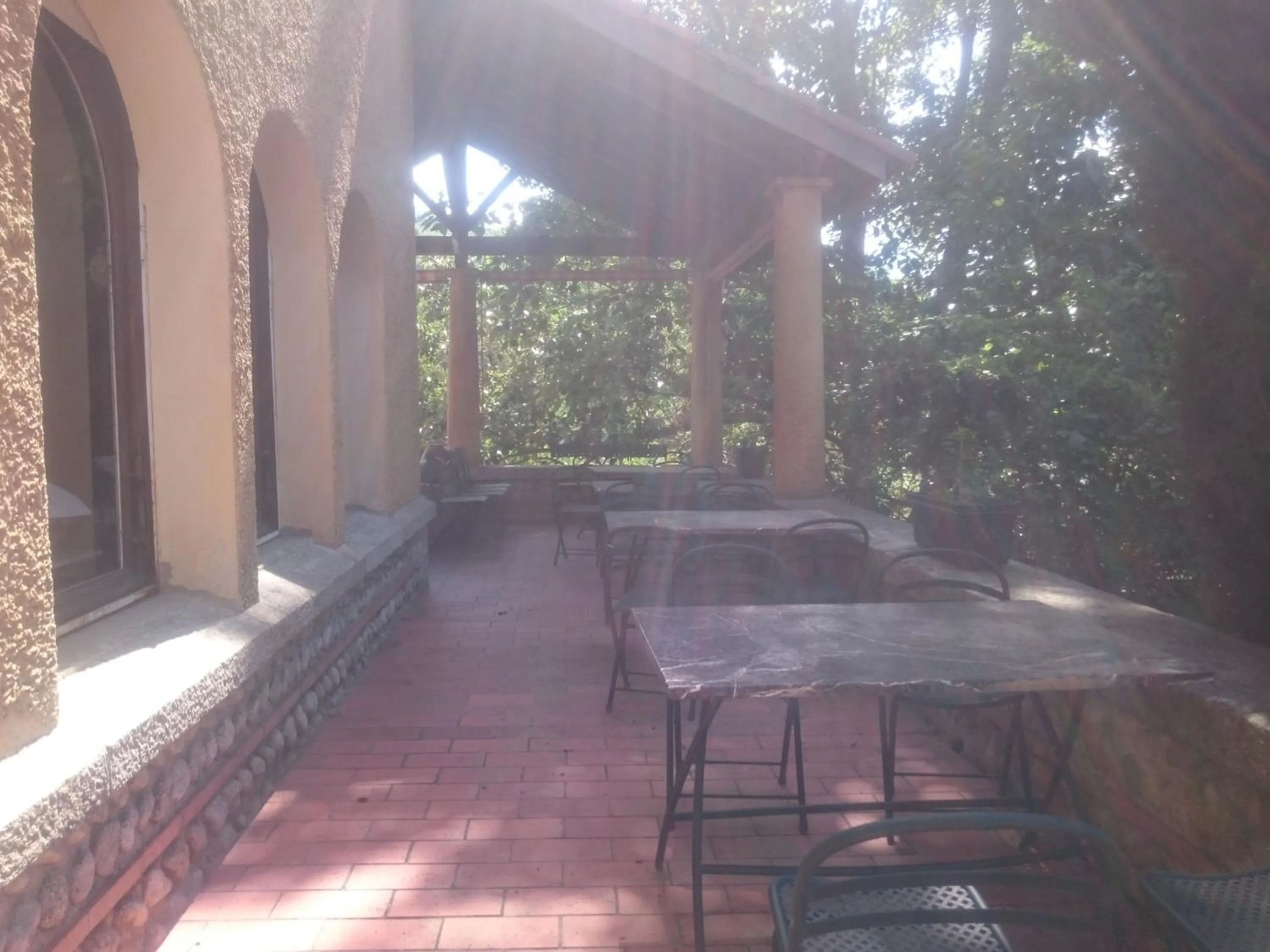 Balcony/Terrace in Hotel Le Mas Fleuri