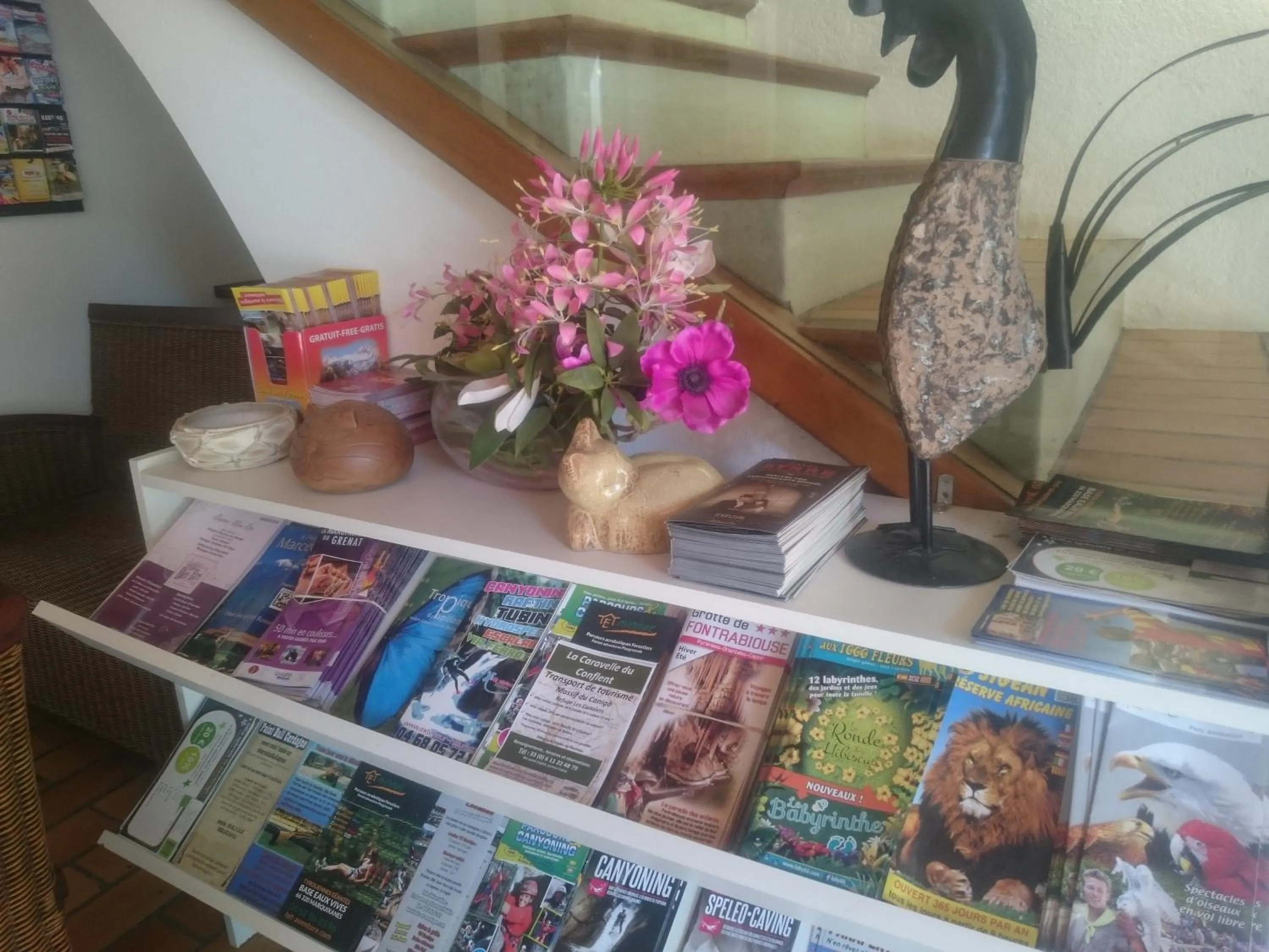 Lobby or reception in Hotel Le Mas Fleuri