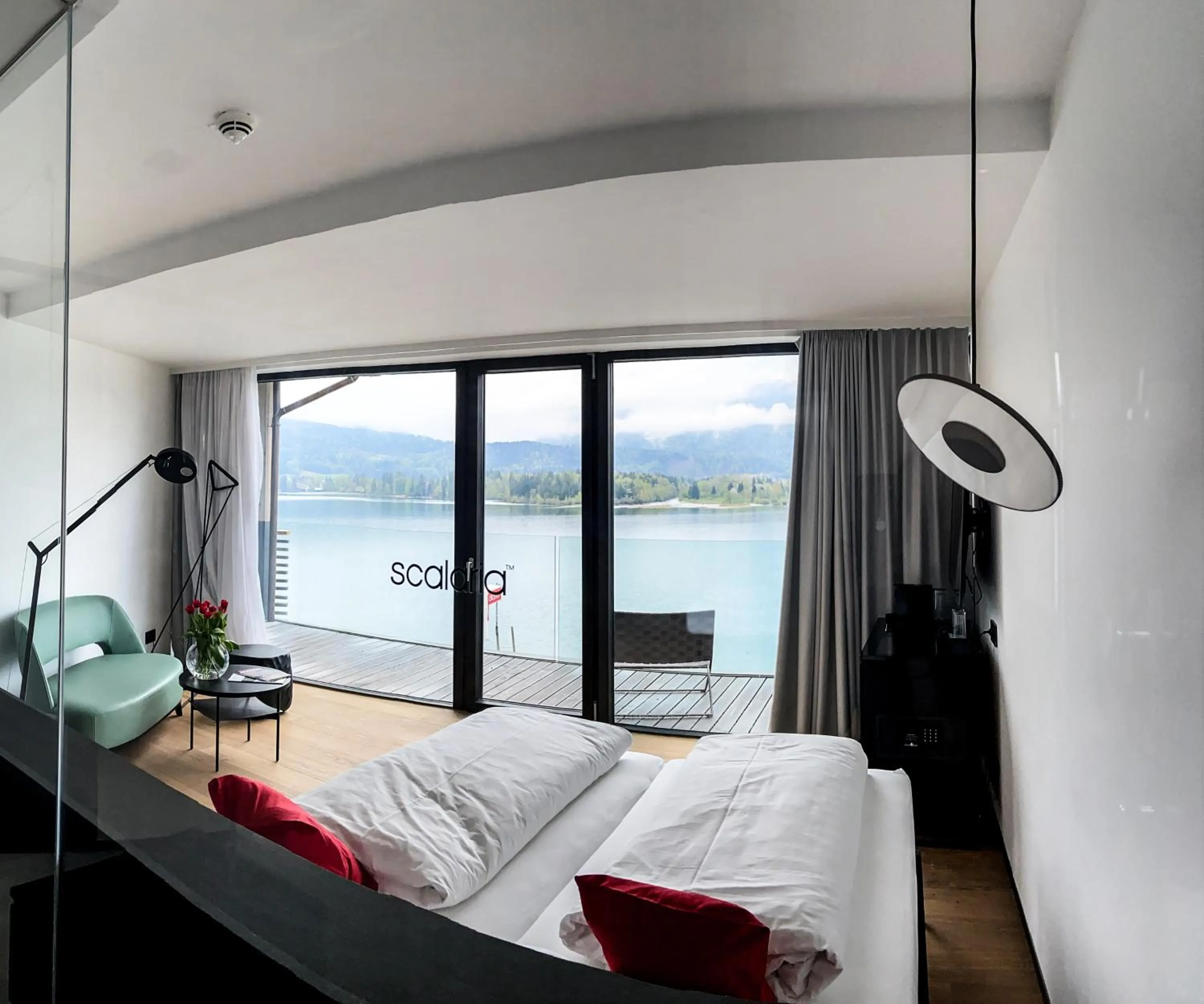 Balcony/Terrace, Bed in Scalaria Sunset Wing