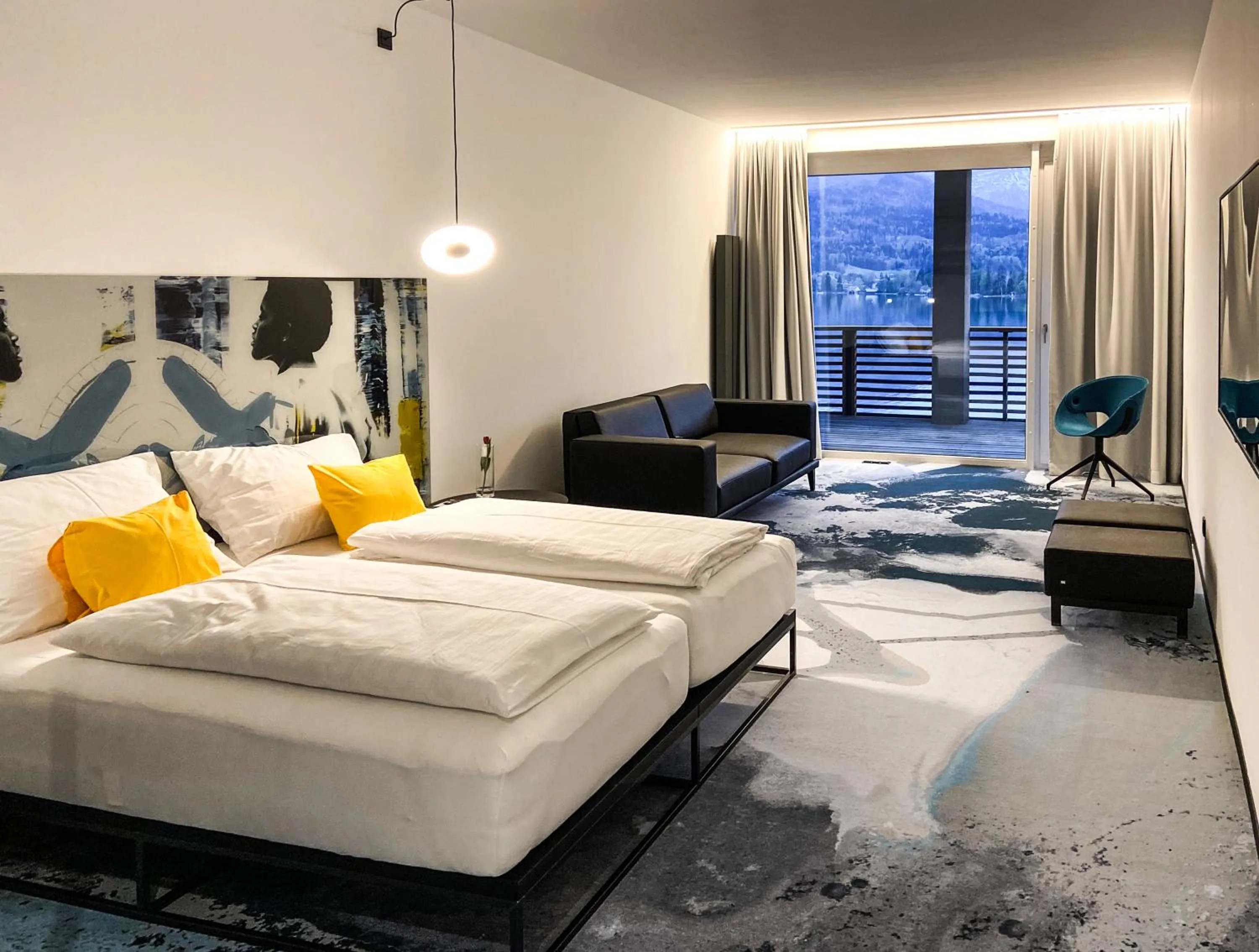 Balcony/Terrace, Bed in Scalaria Sunset Wing