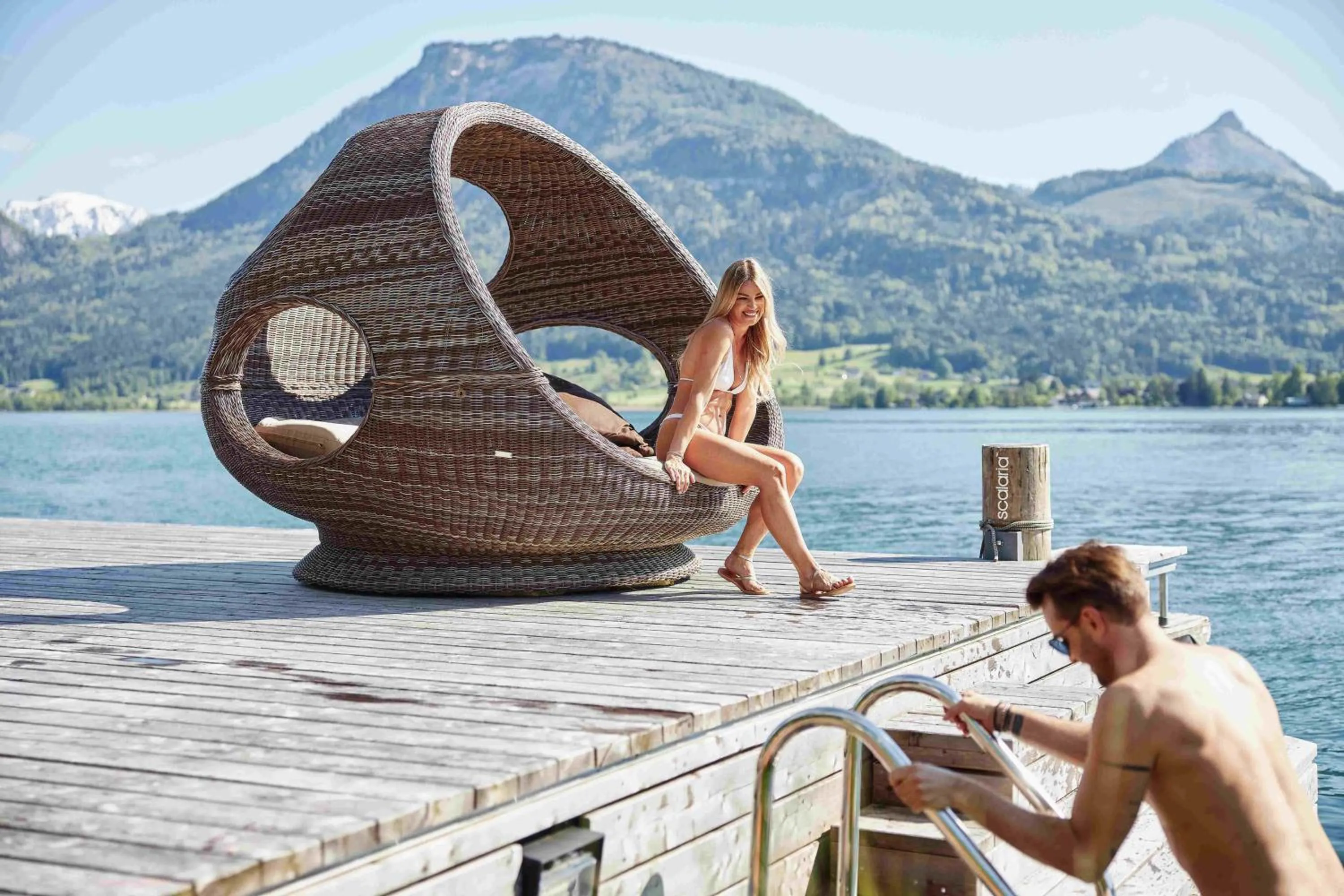 Open Air Bath in Scalaria Sunset Wing