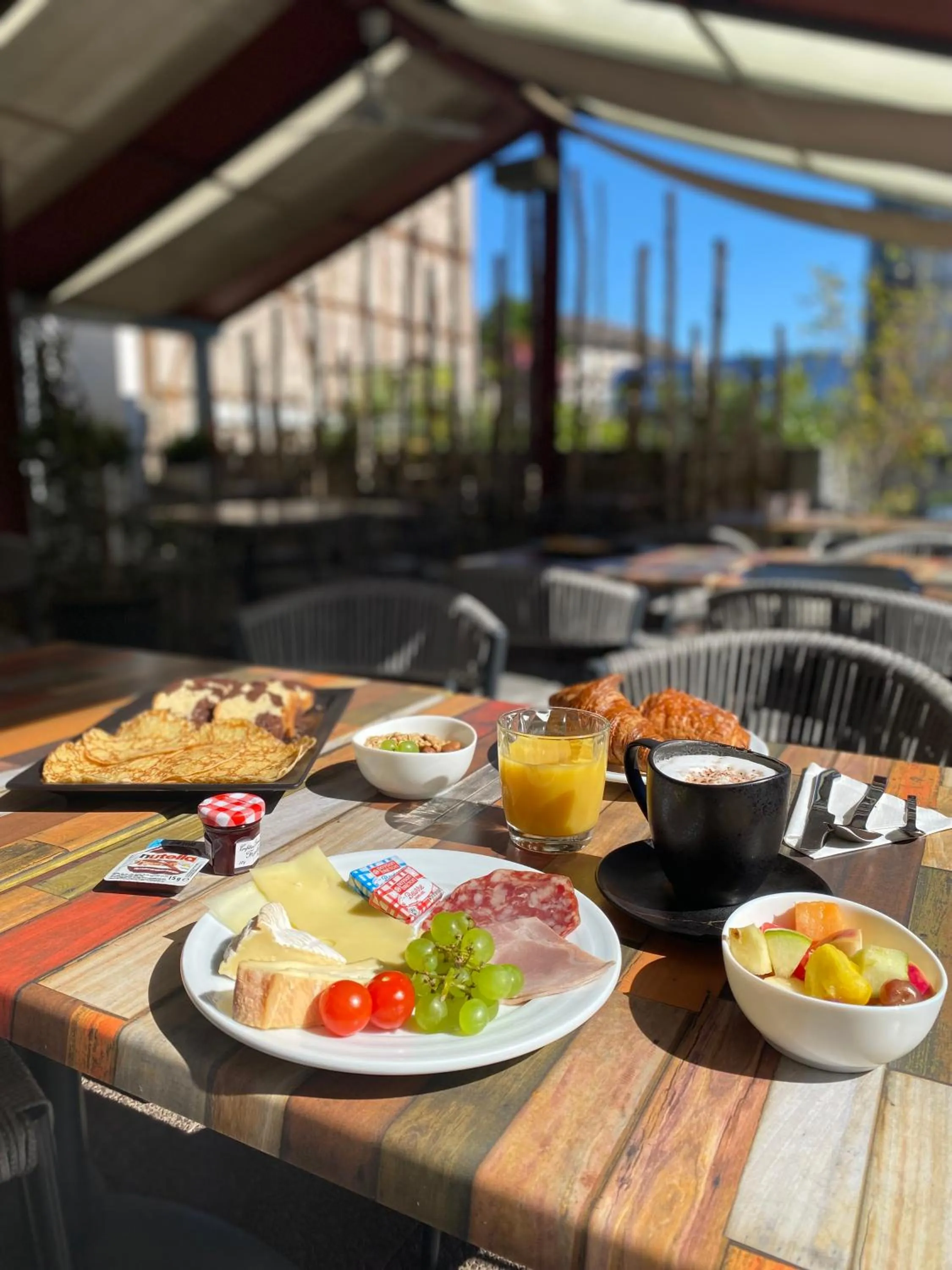 Breakfast in The Originals Boutique, Hôtel-Restaurant d'Alsace, Strasbourg Sud