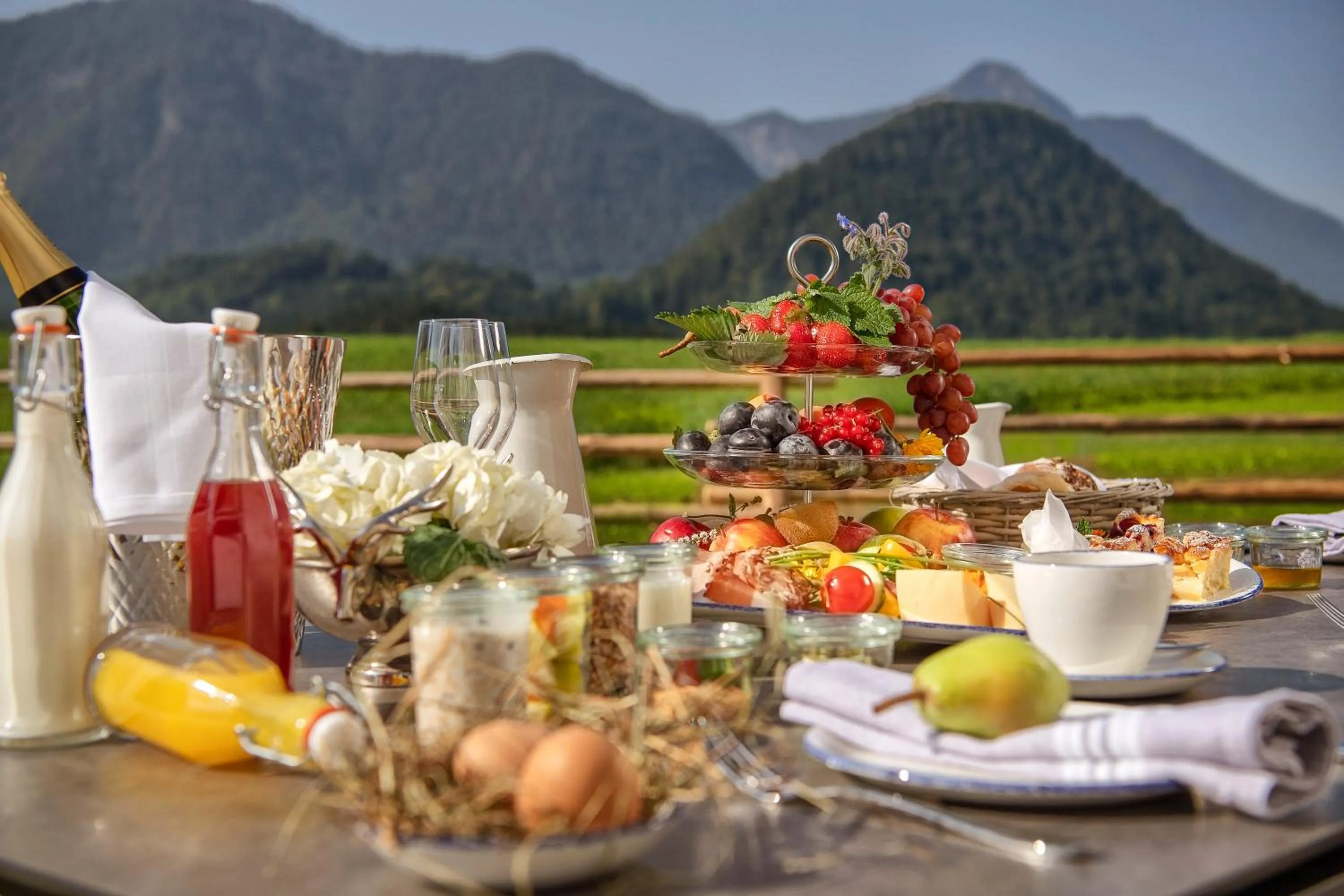 Breakfast in MONDI Chalets am Grundlsee