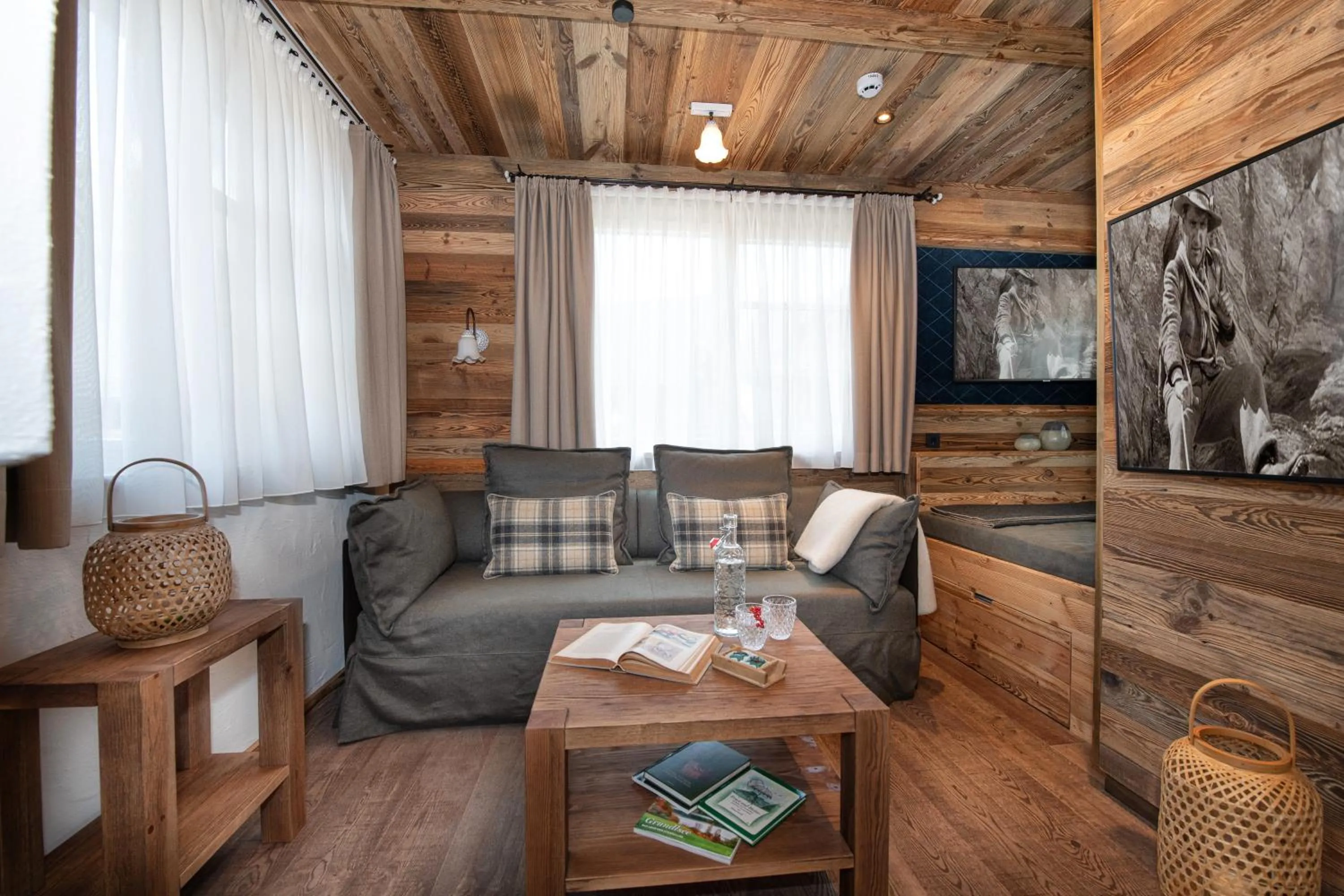 Living room in MONDI Chalets am Grundlsee