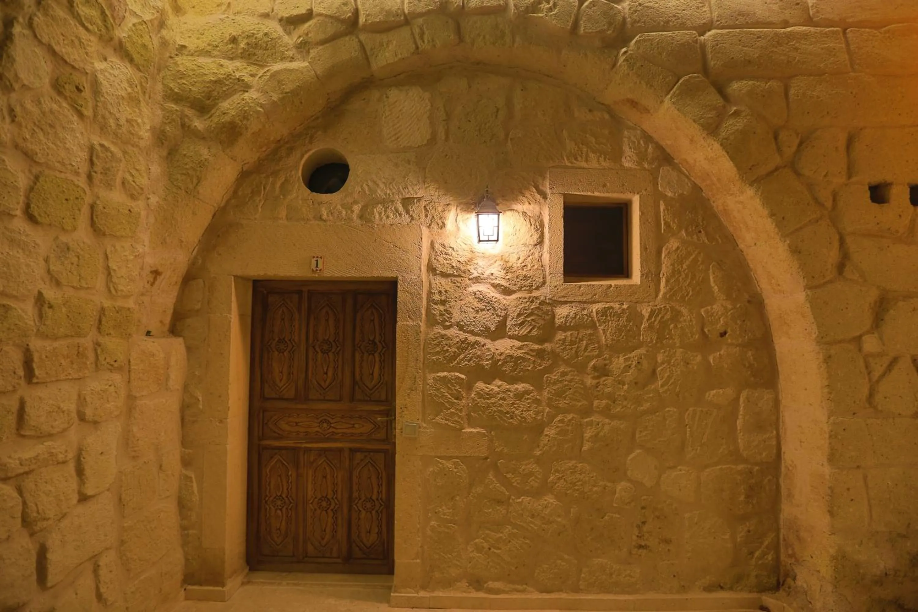 Facade/entrance in Iris Cave Cappadocia